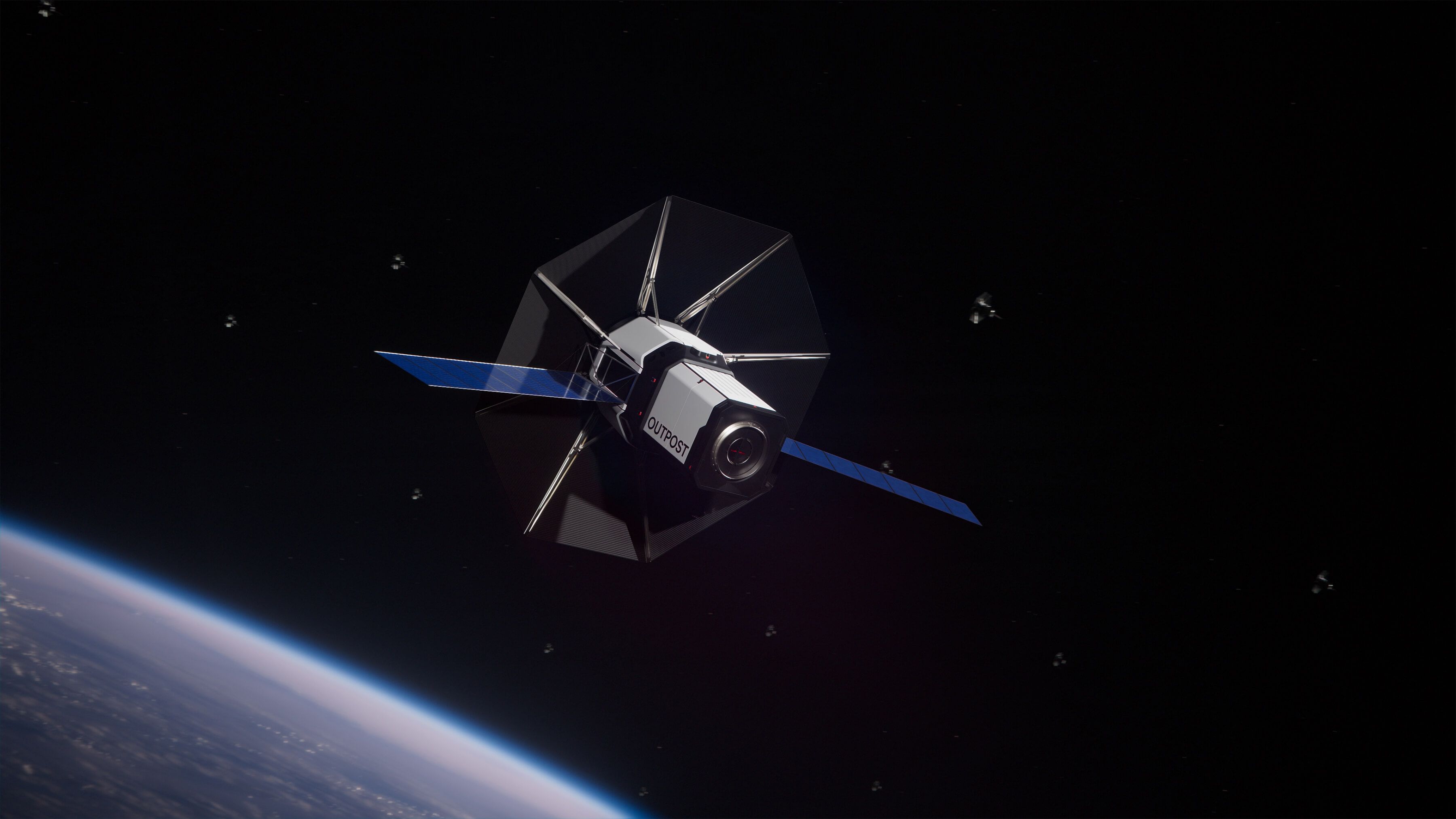 Outpost CarryAll Block 3 in orbit