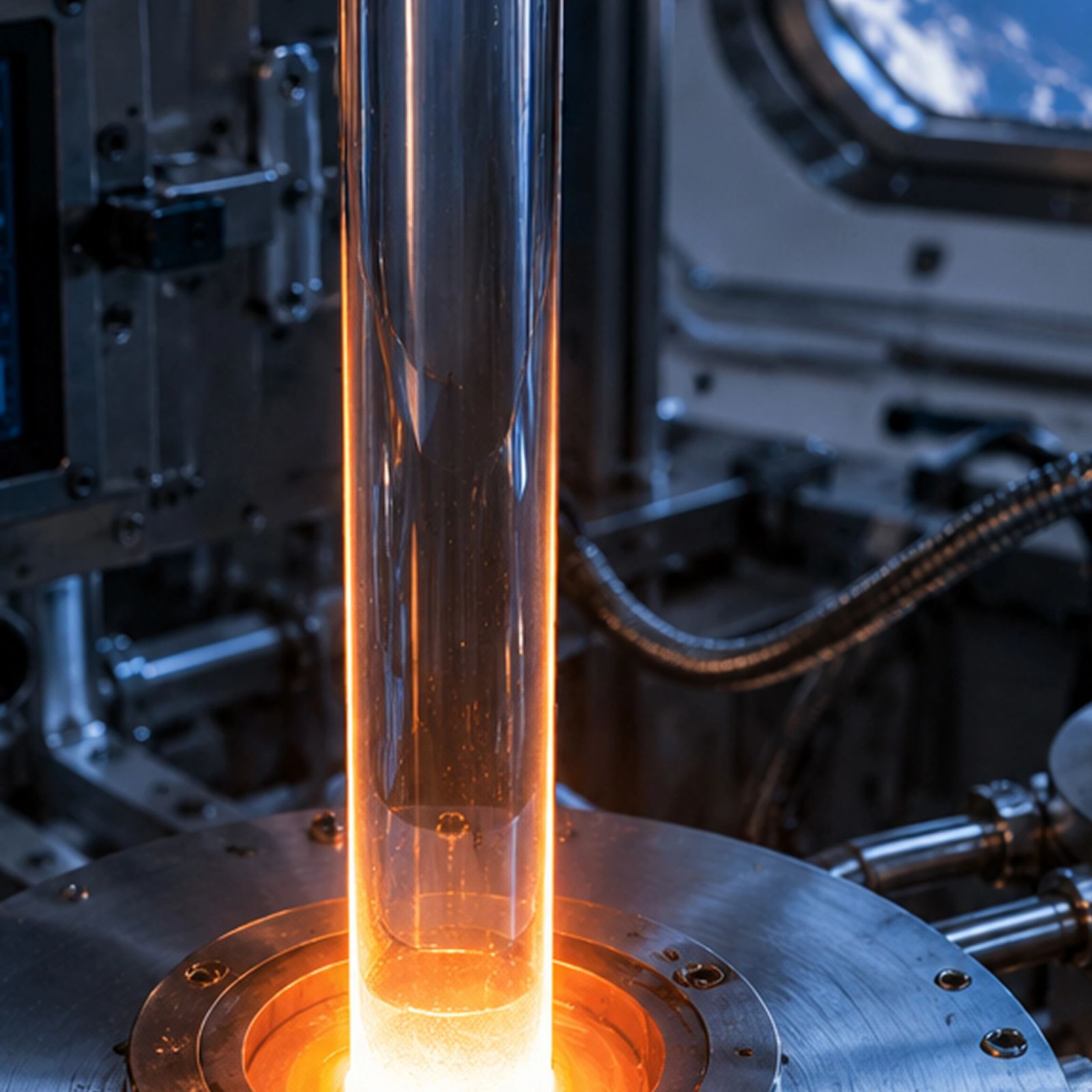 Block 3 entering earth's atmosphere