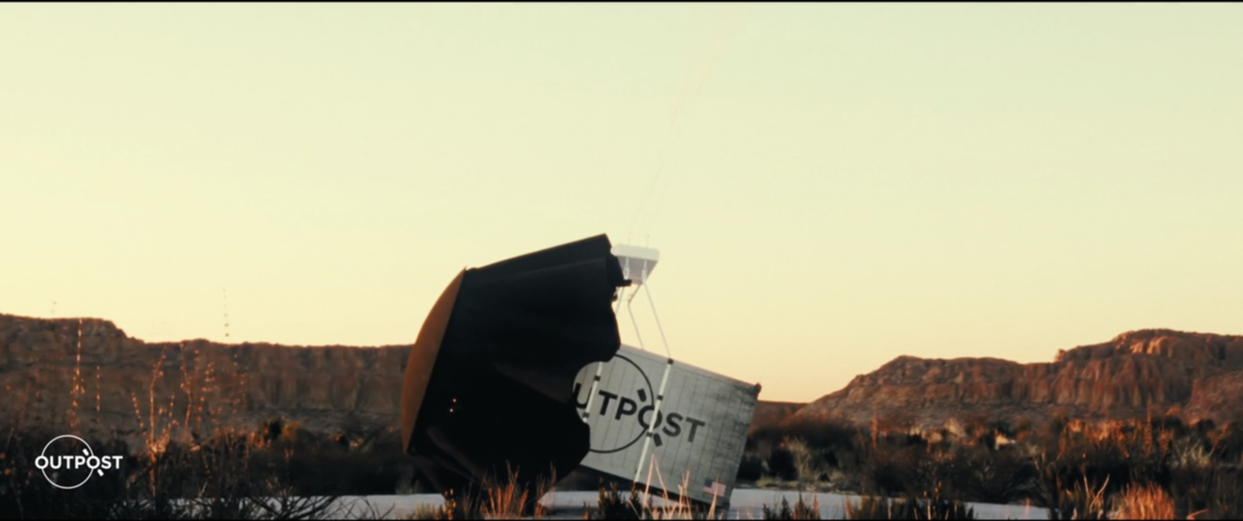 A rendering of Carryall safely back on the ground. Image: Outpost.