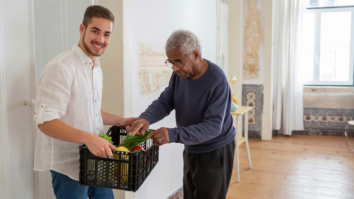 A family discussing Lasting Power of Attorney documents together