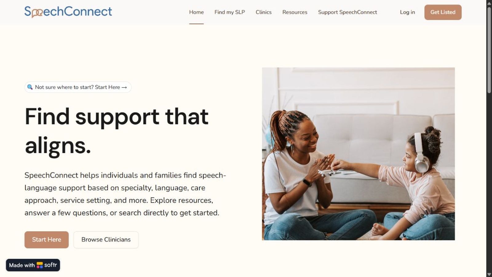 SpeechConnect SLP Directory Platform