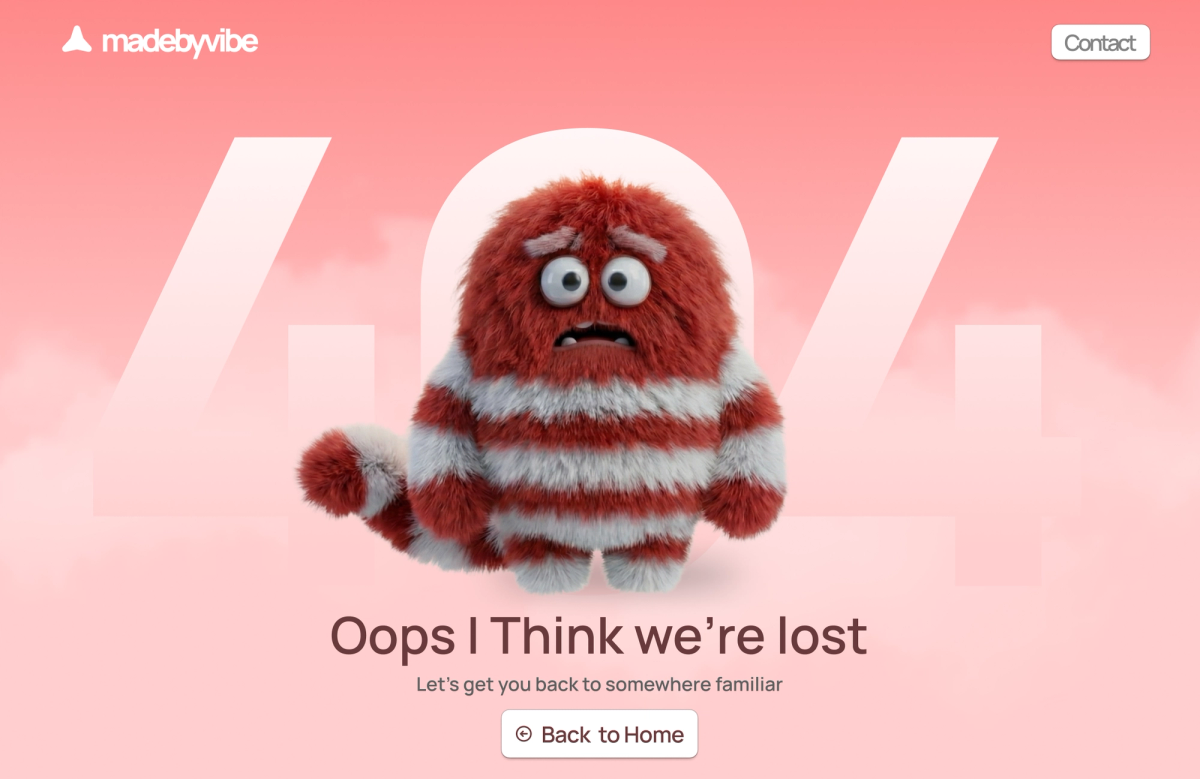 404 Page Design 1