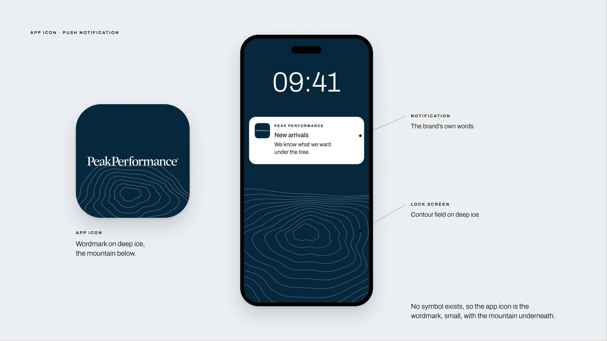 Peak Performance: 13.2 · pa5 · app icon and push notification