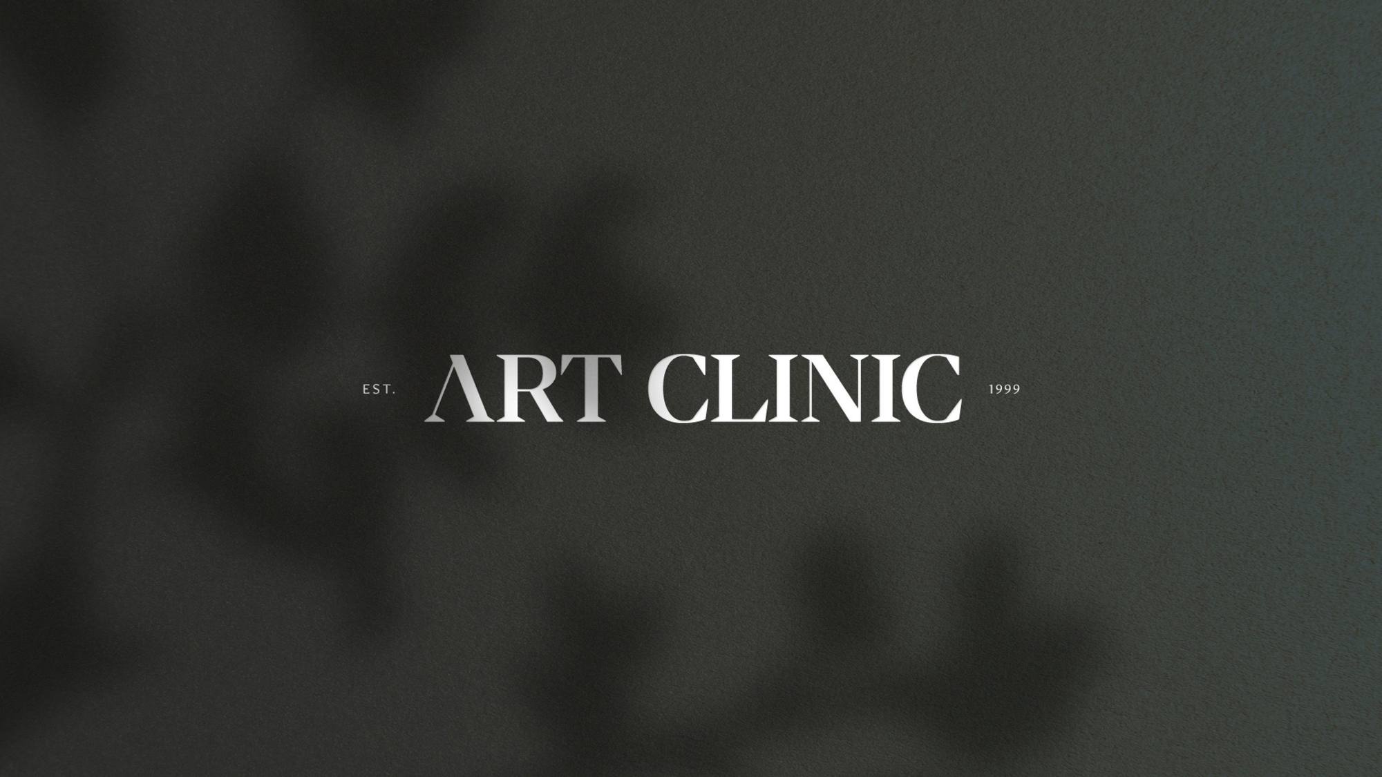 Art Clinic: 19.1 · nf-artclinic-002 · wordmark over leaf shadow