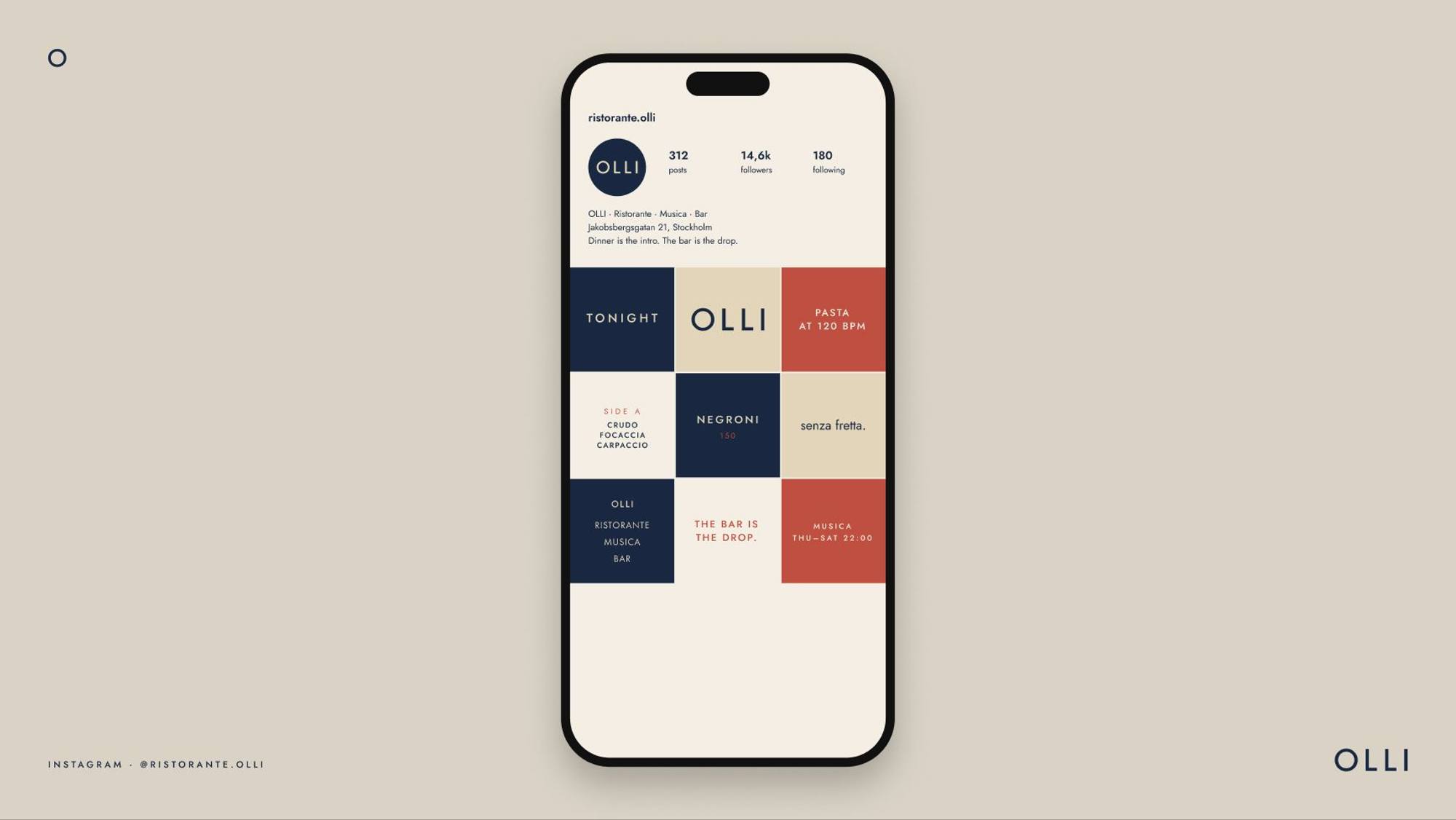 Ristorante Olli: 18.2 · ol49 instagram · grid