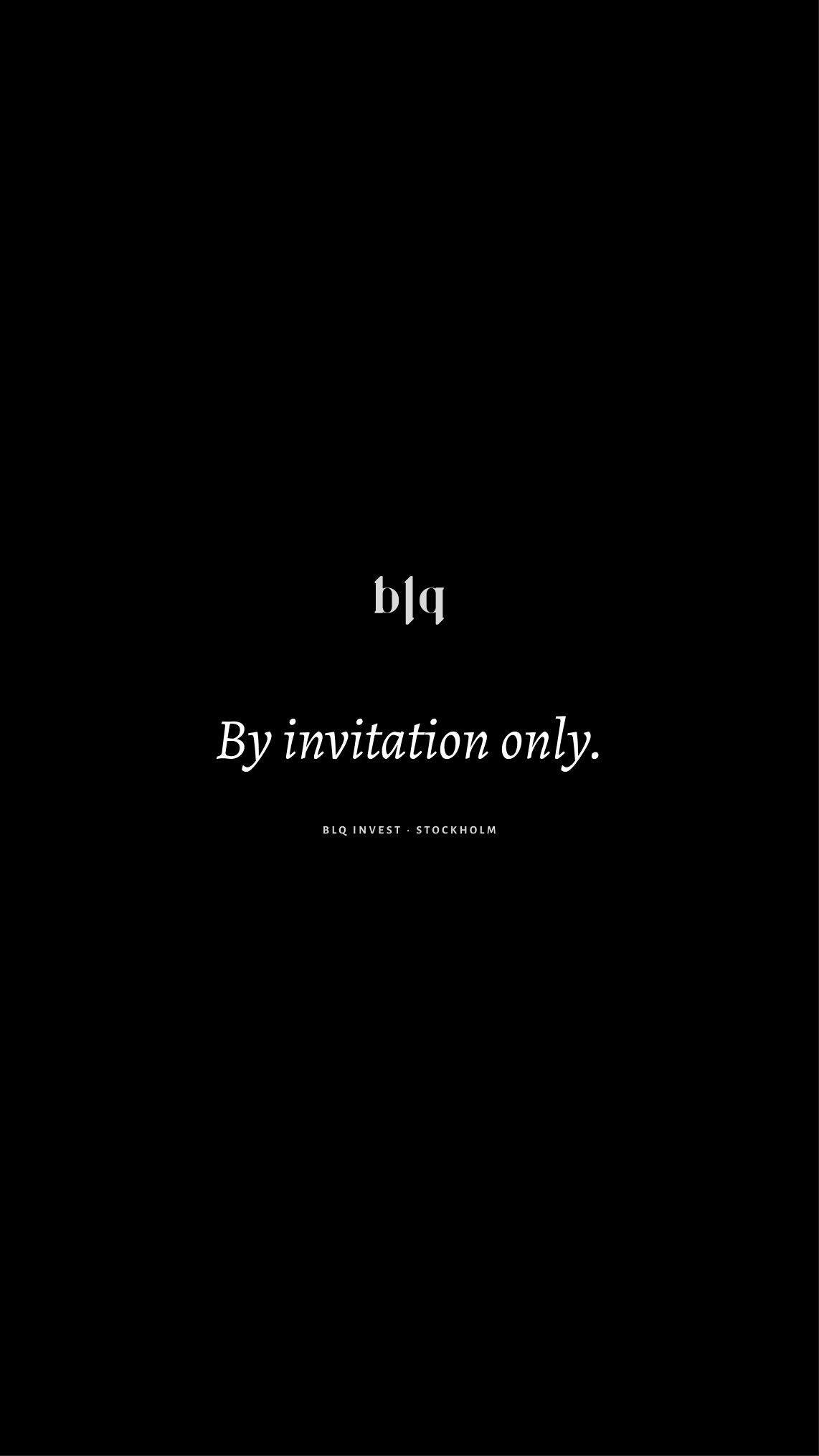 Blq: 12.3 · bq07 · by invitation only
