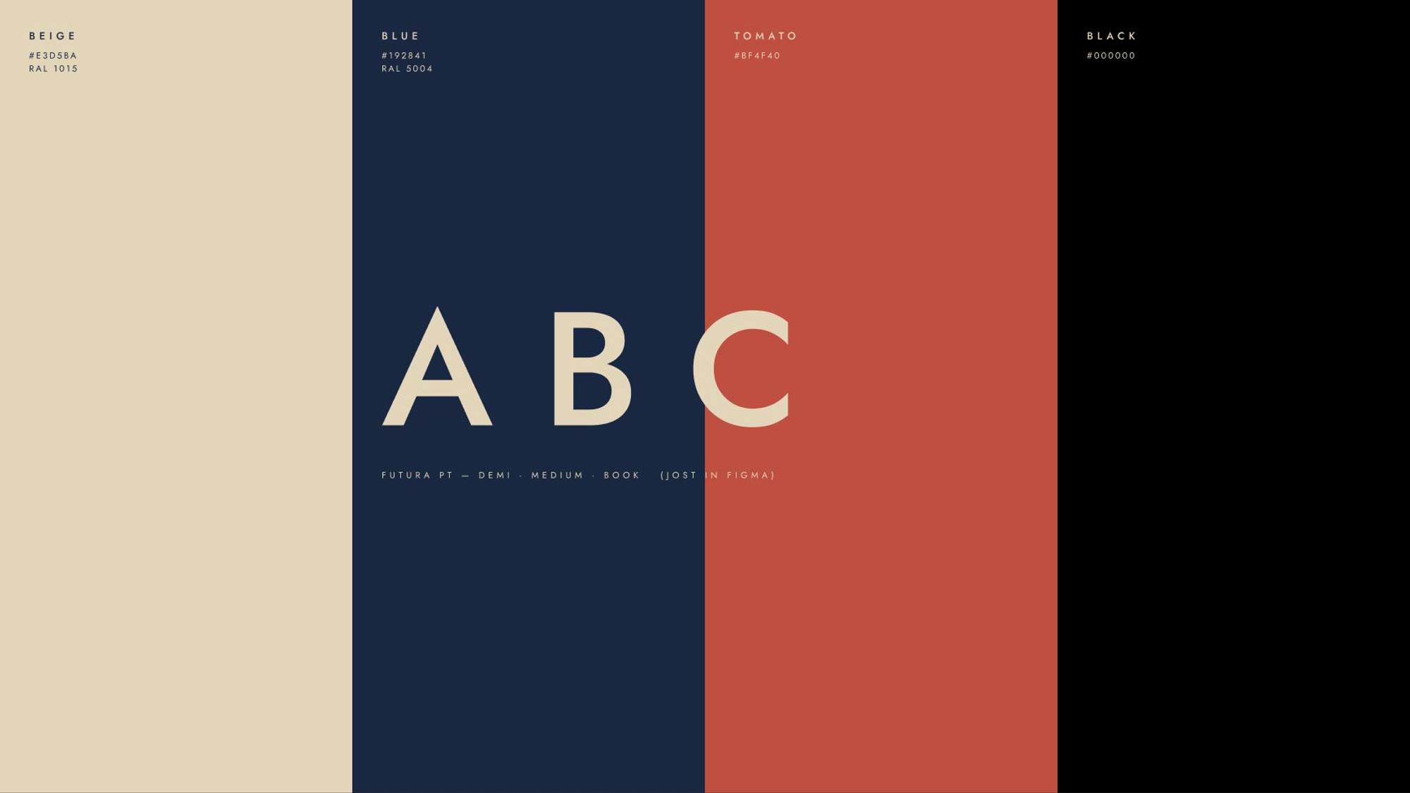 Ristorante Olli: 03.2 · ol03 palette + type
