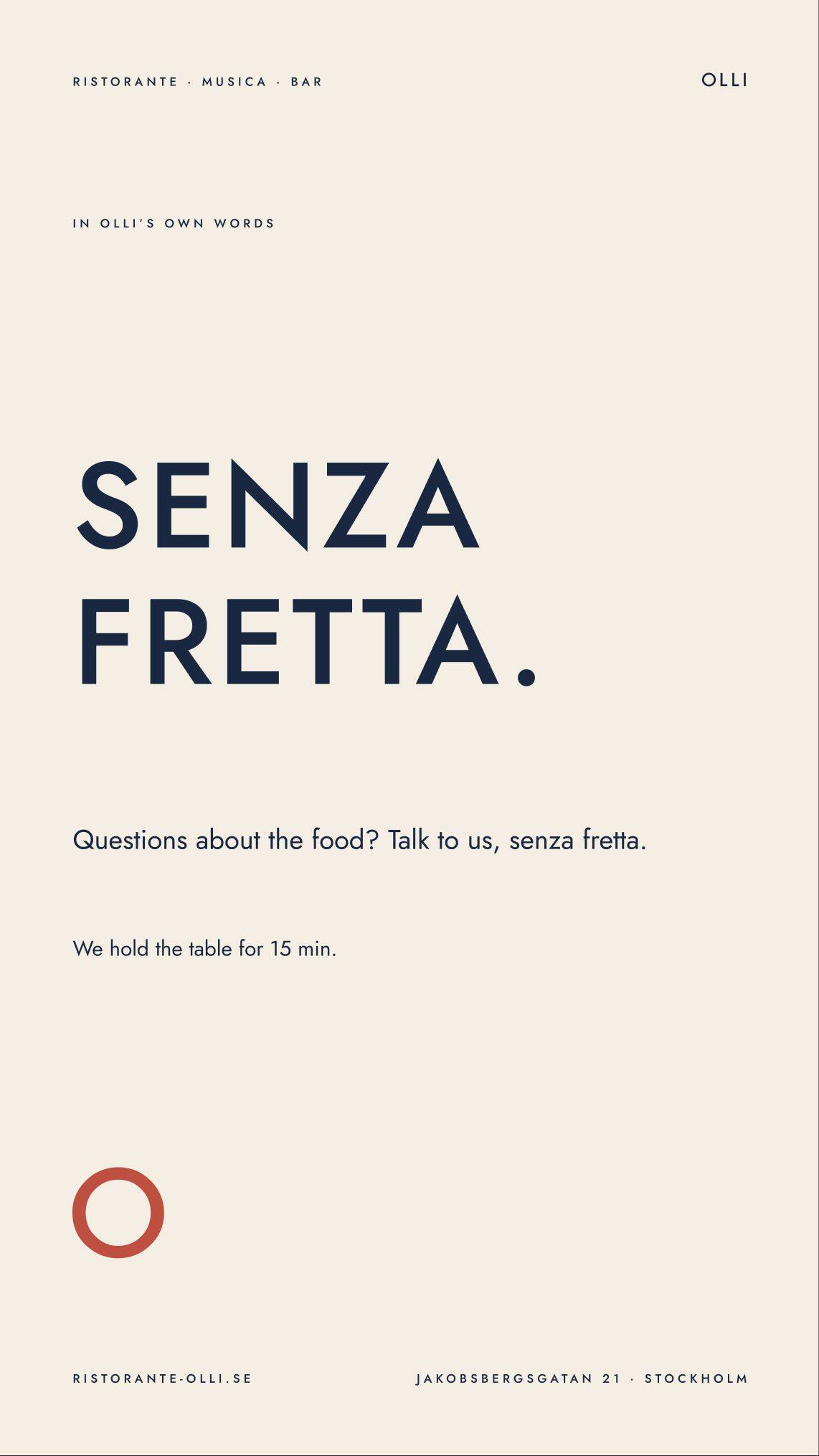 Ristorante Olli: 12.2 · ox09 · senza fretta