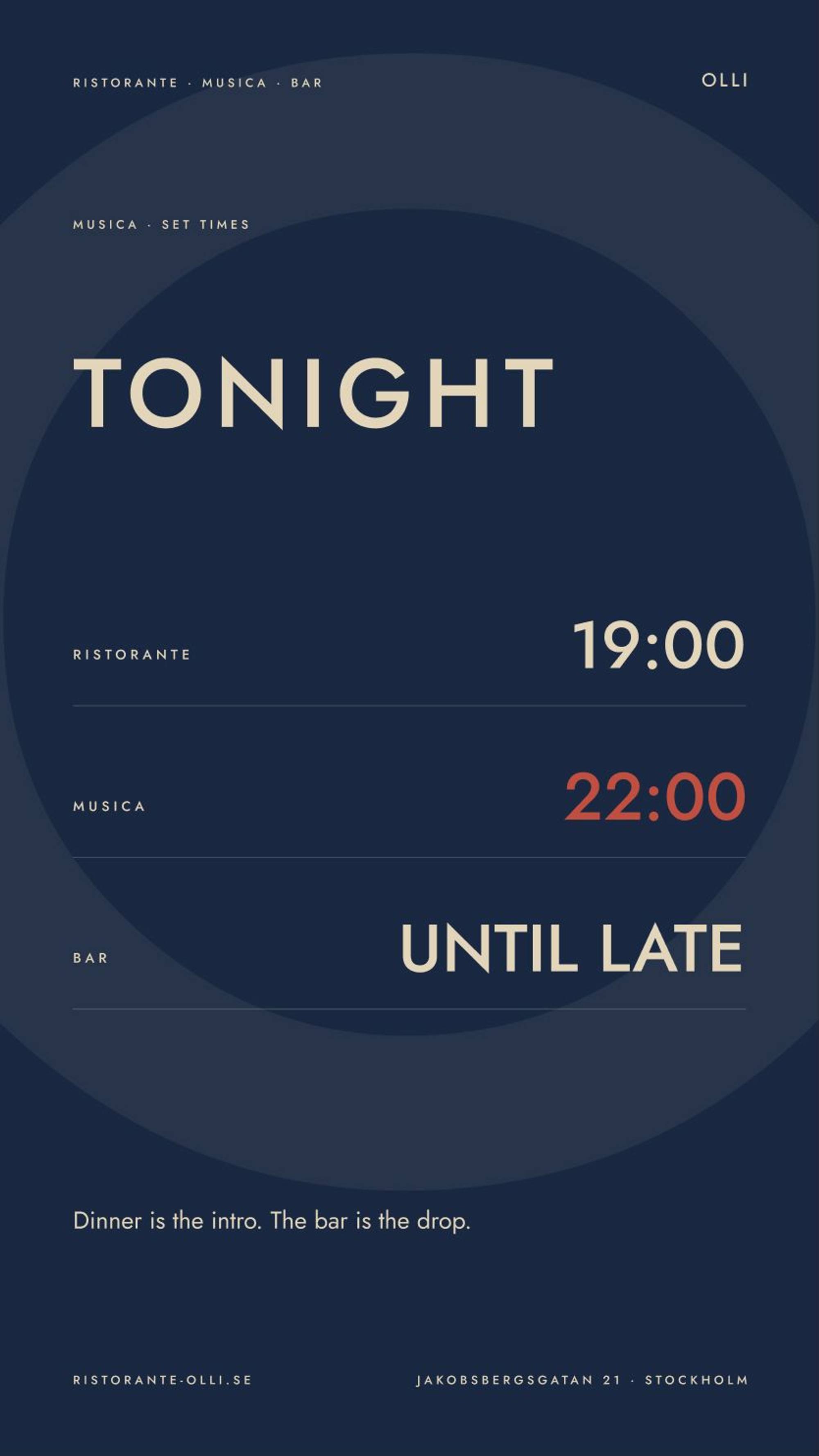 Ristorante Olli: 14.1 · ox08 · tonight