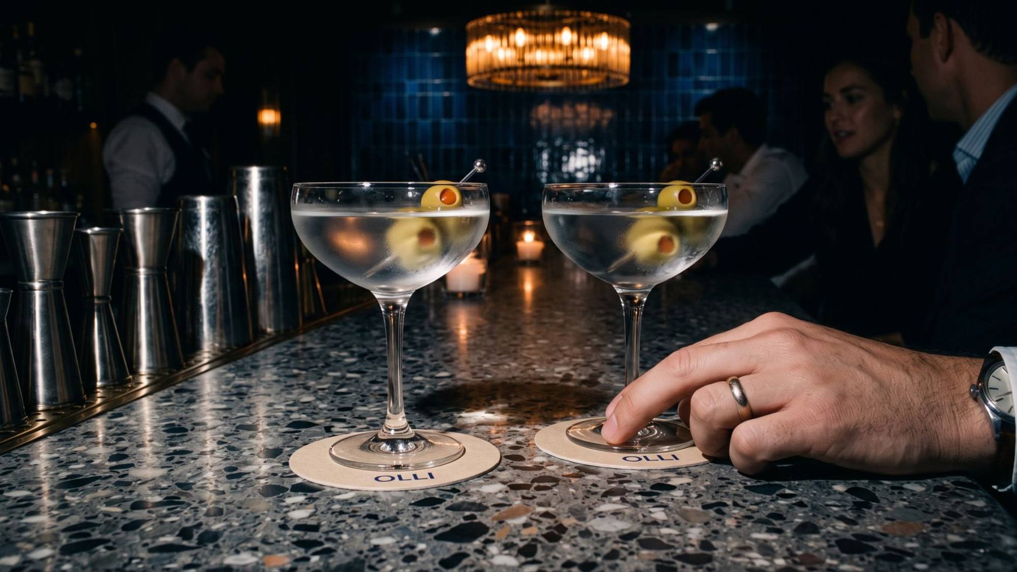 Ristorante Olli: 10.1 · ol12 coasters · martinis