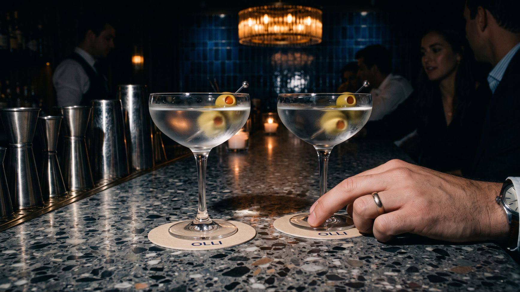 Ristorante Olli: 10.1 · ol12 coasters · martinis