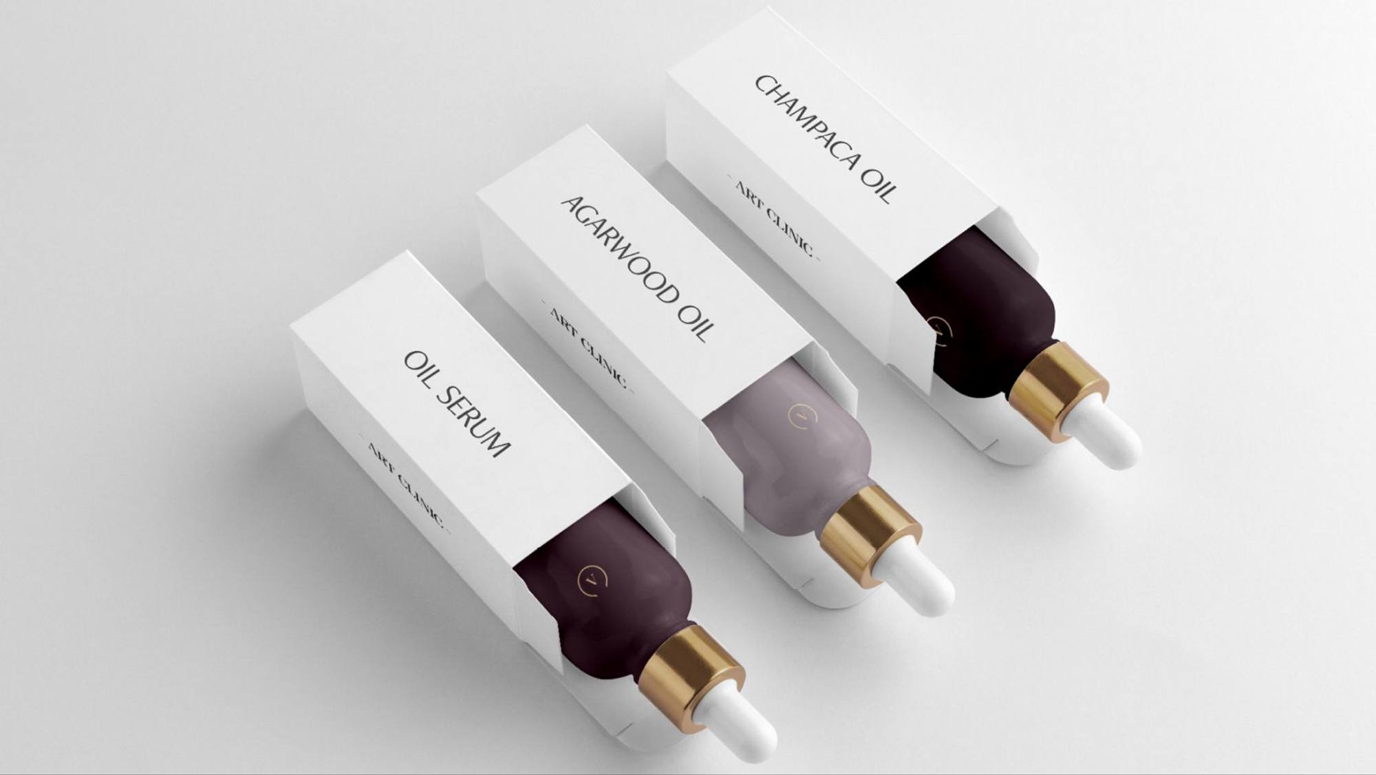 Art Clinic: 13.1 · nf-artclinic-033 · serum boxes + droppers