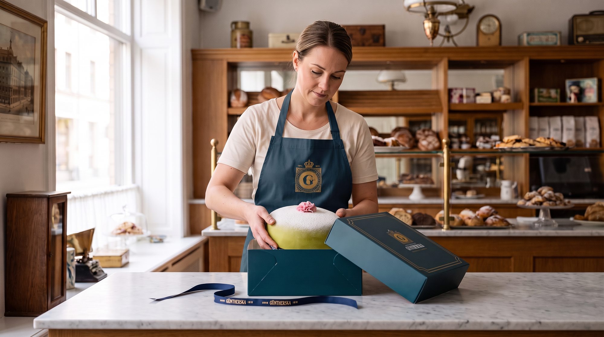 Güntherska: packing a prinsesstårta