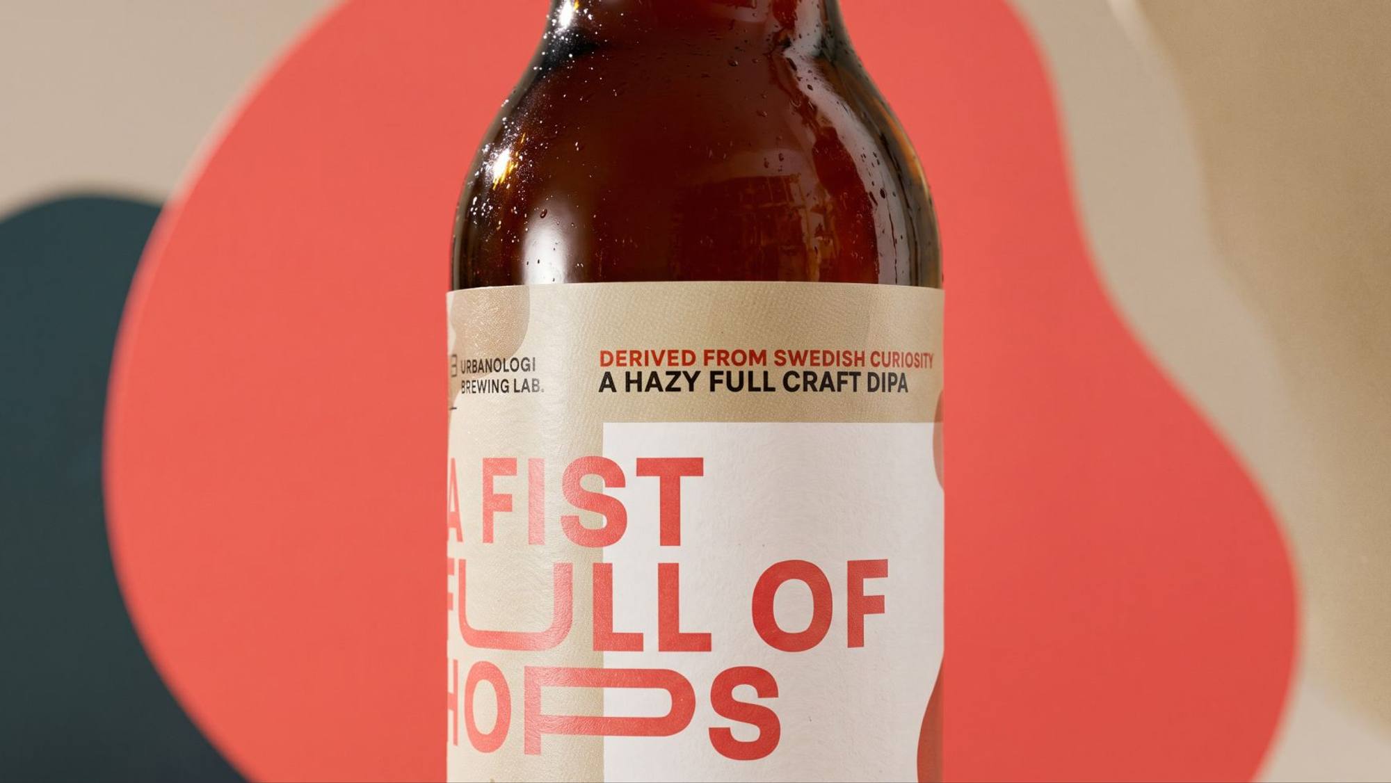 Urbanologi Brewing Lab: 03.2 · ub12 bottle close-up · label