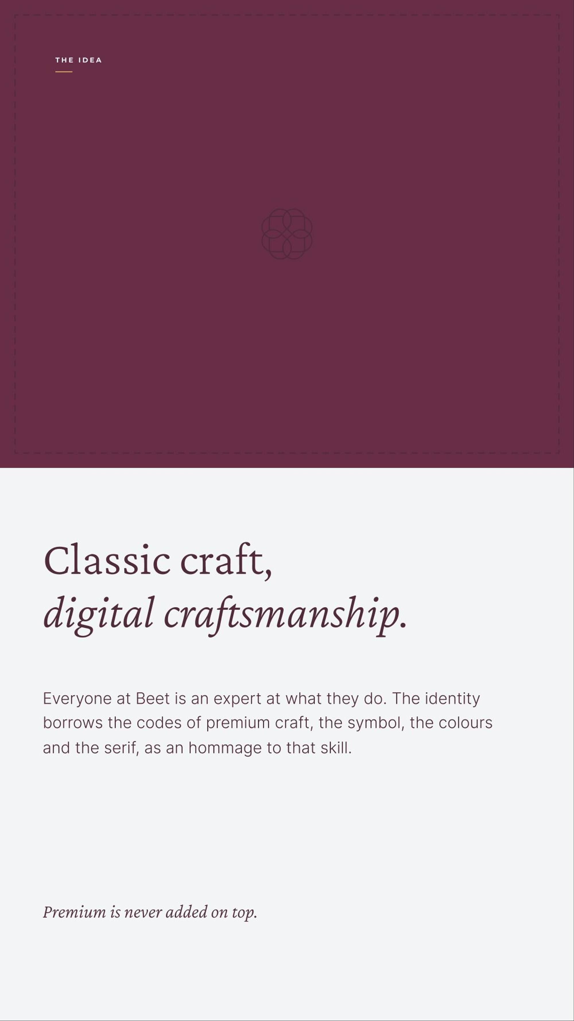Beet: 02.2 · bx02 · classic craft, digital craftsmanship