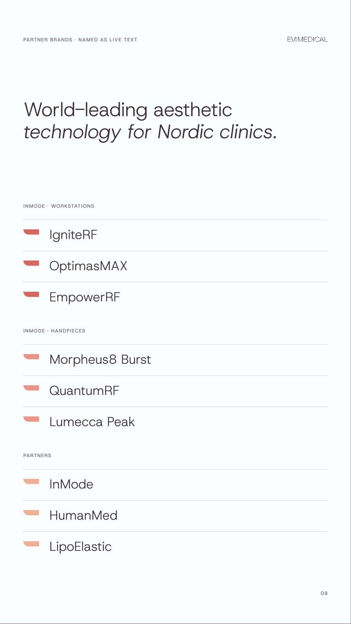 Evi Medical: 10.2 · ex08 · world-leading technology, named plainly