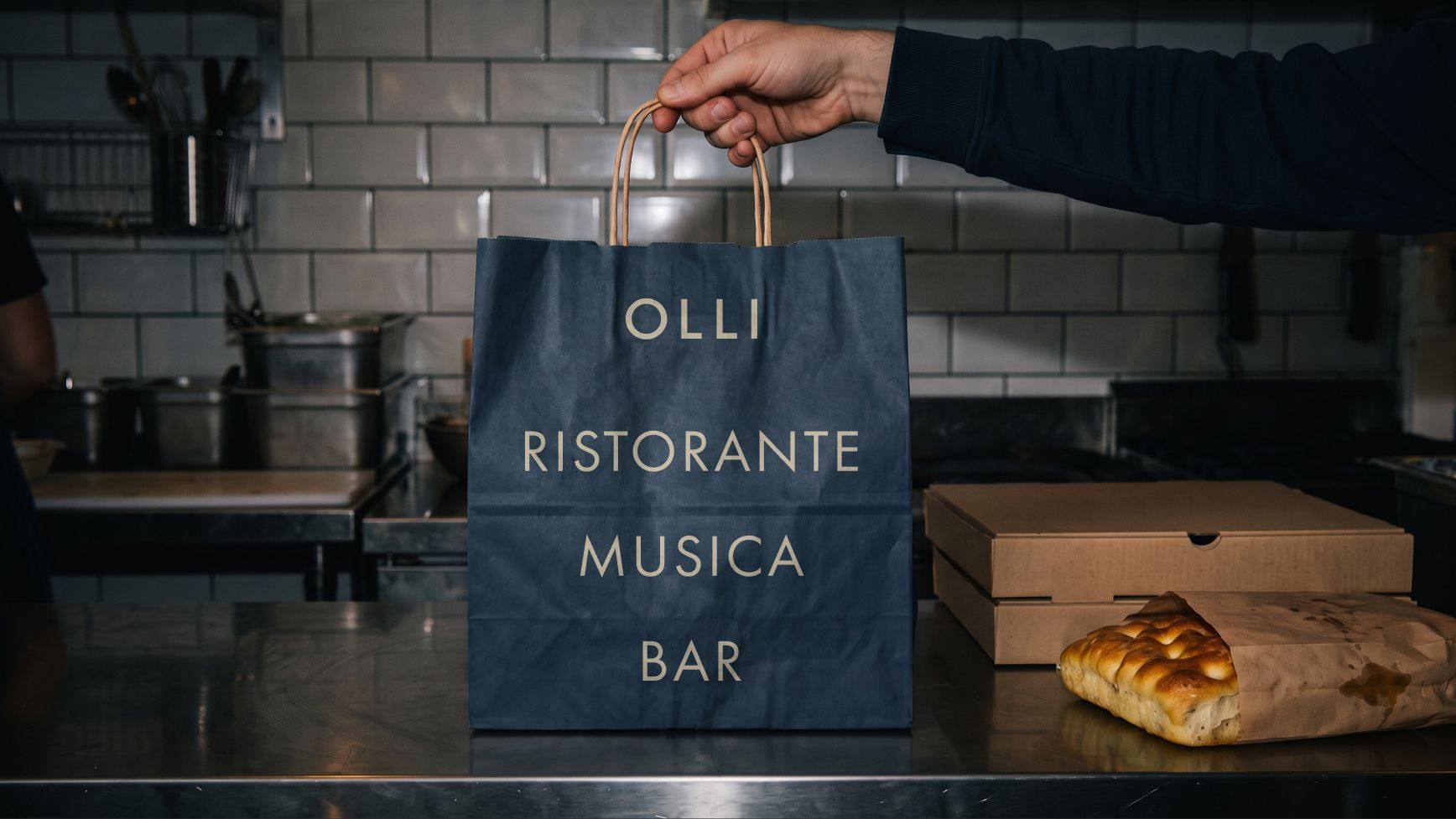 Ristorante Olli: 17.1 · ol37 take-away bag · olli a casa