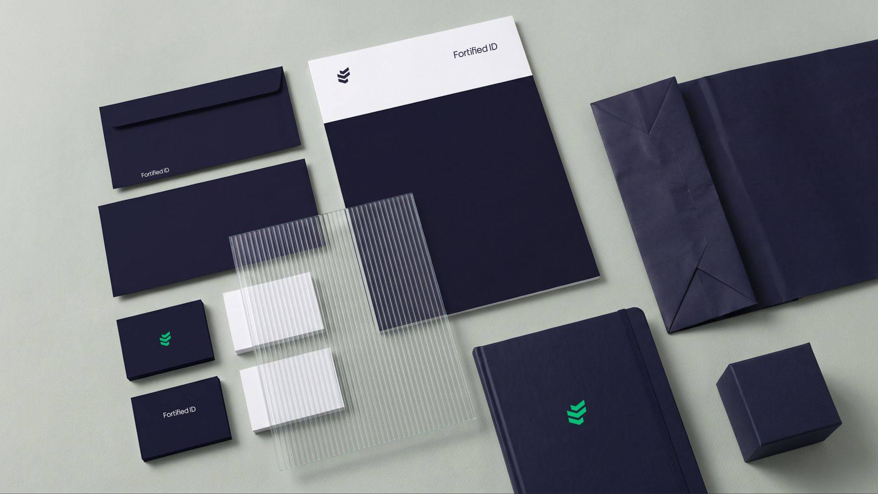 Fortified ID: 06.1 · v2 · fi03 stationery flat-lay