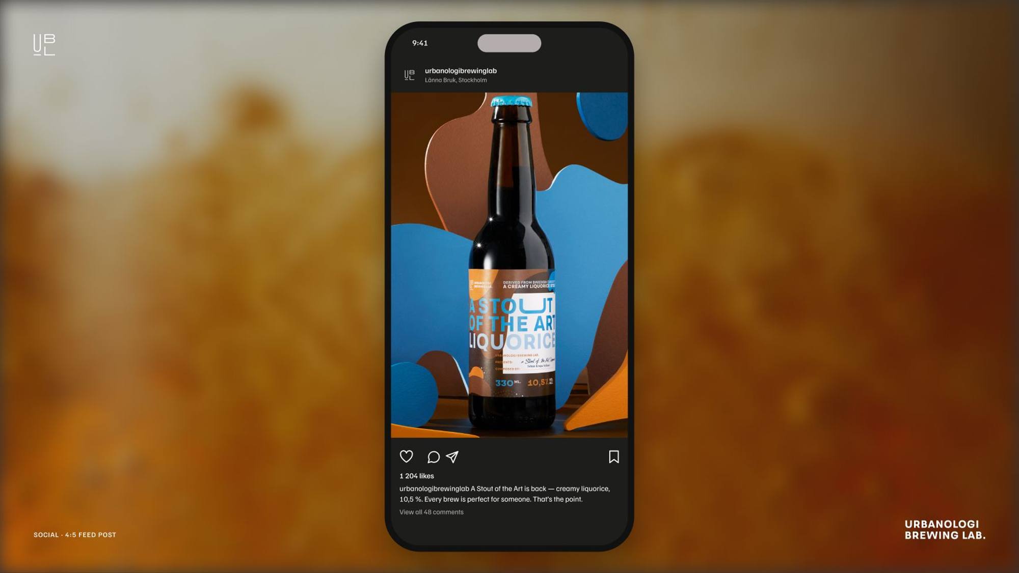 Urbanologi Brewing Lab: 12.2 · ub21 social post · phone