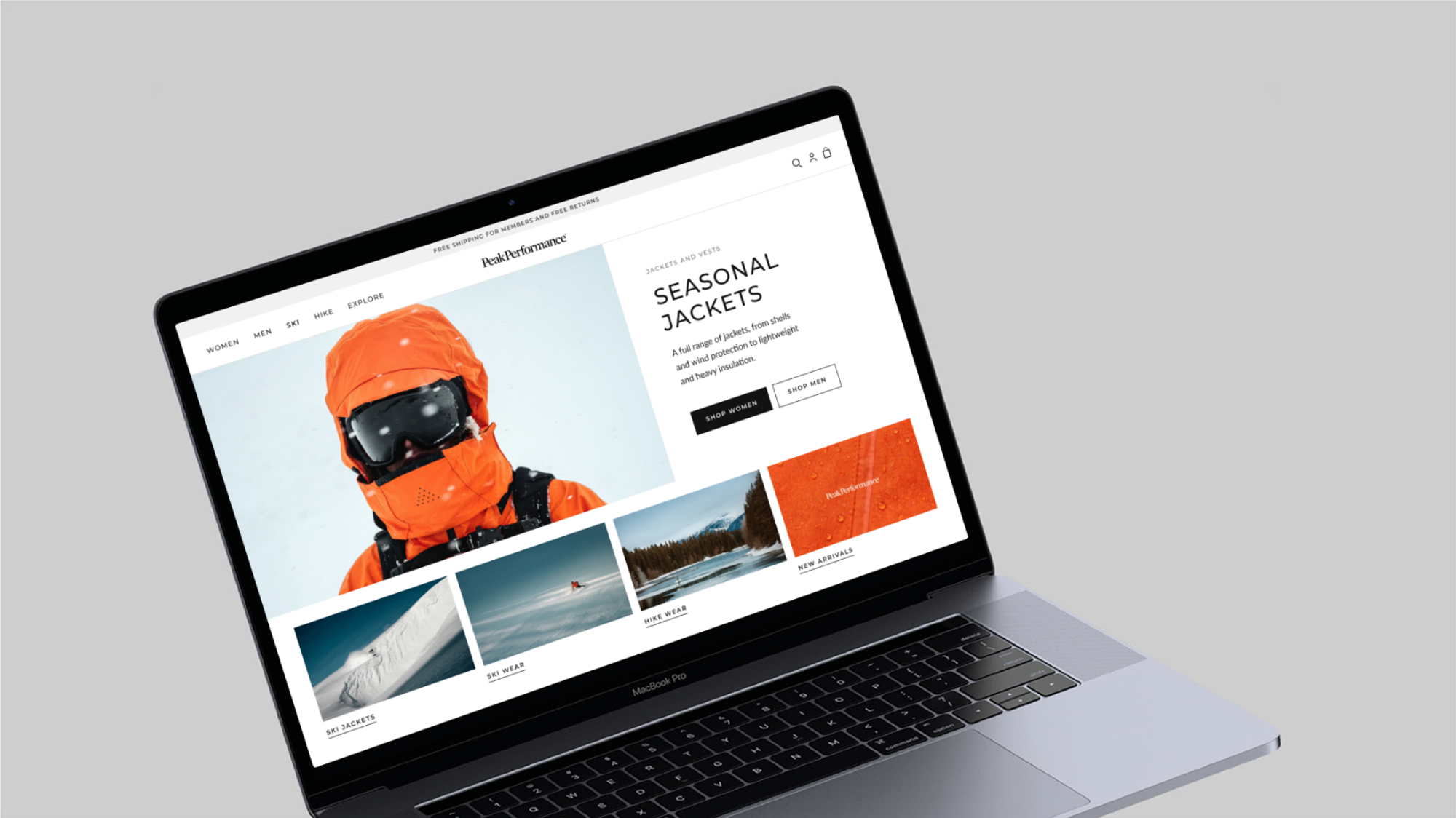 Peak Performance: 12.2 · nf-peak-016 · campaign page on laptop
