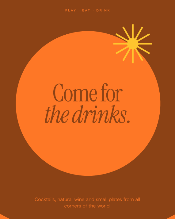 Sonoro: come for the drinks