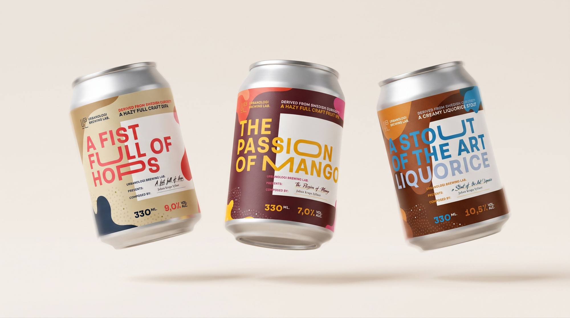 Urbanologi Brewing Lab: 07.1 · ub26 can spin · ref darkroom 052