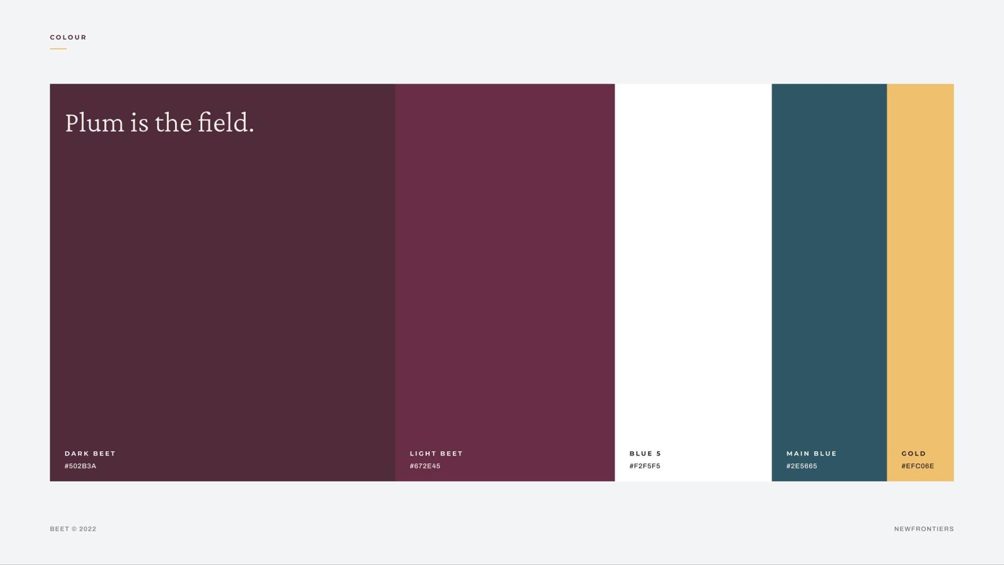 Beet: 06.1 · be 07 colour