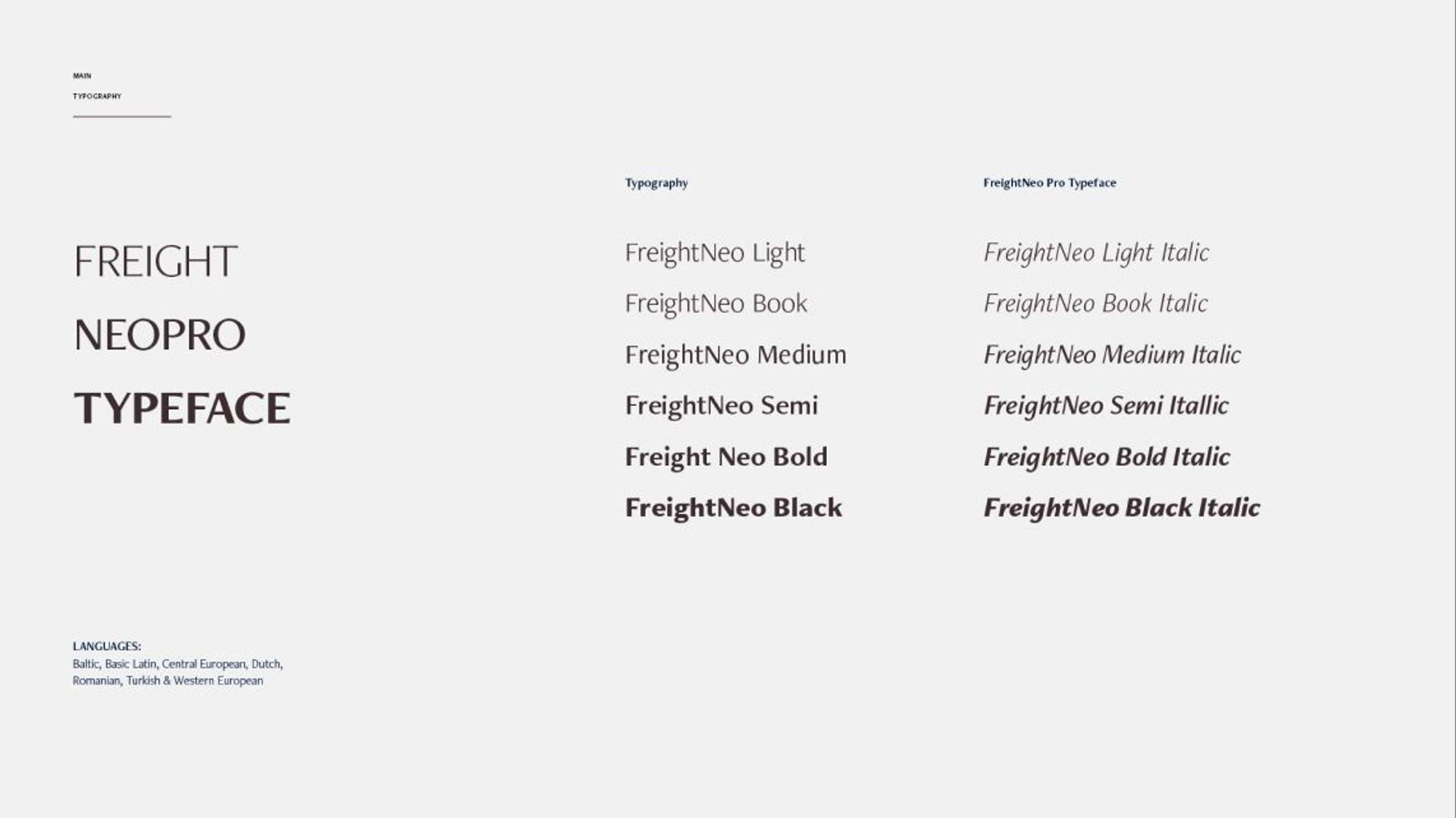 Art Clinic: 06.3 · nf-artclinic-014 · typeface · freight neo pro