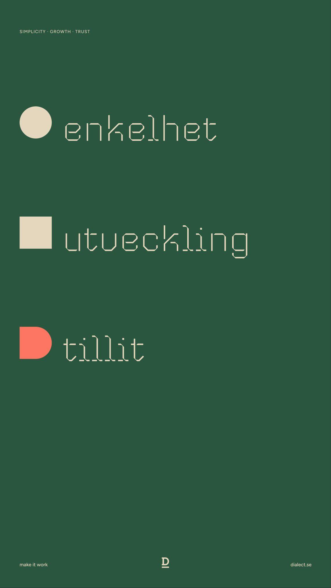 Dialect: values