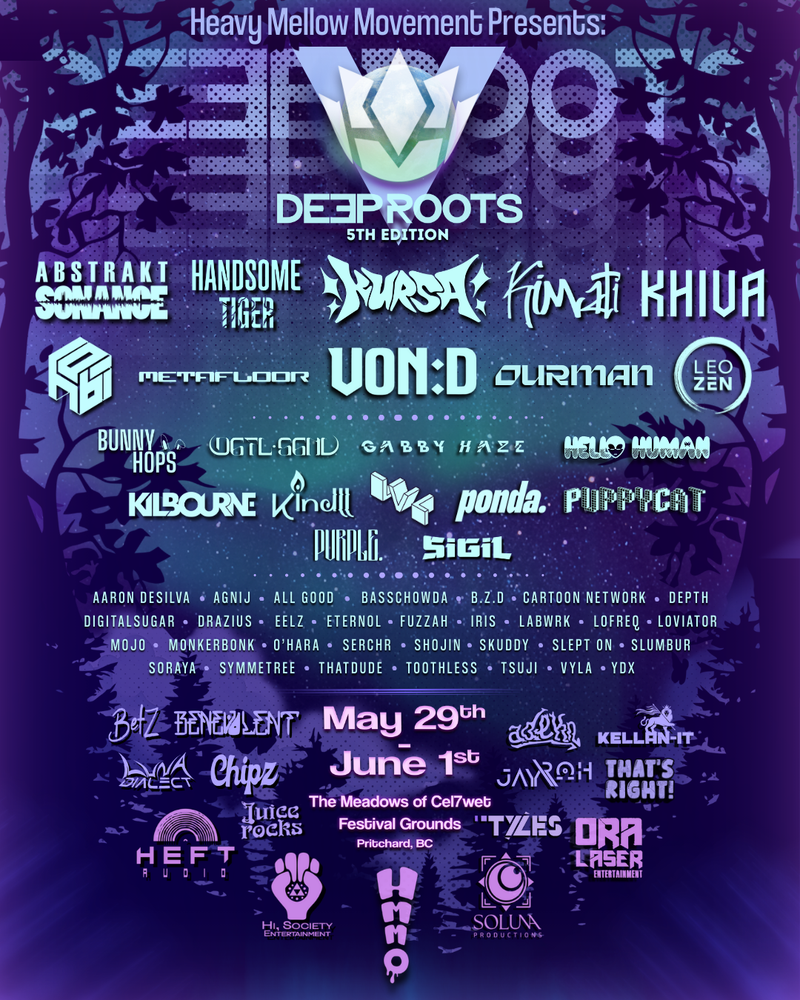 Deep Roots Music Festival flyer