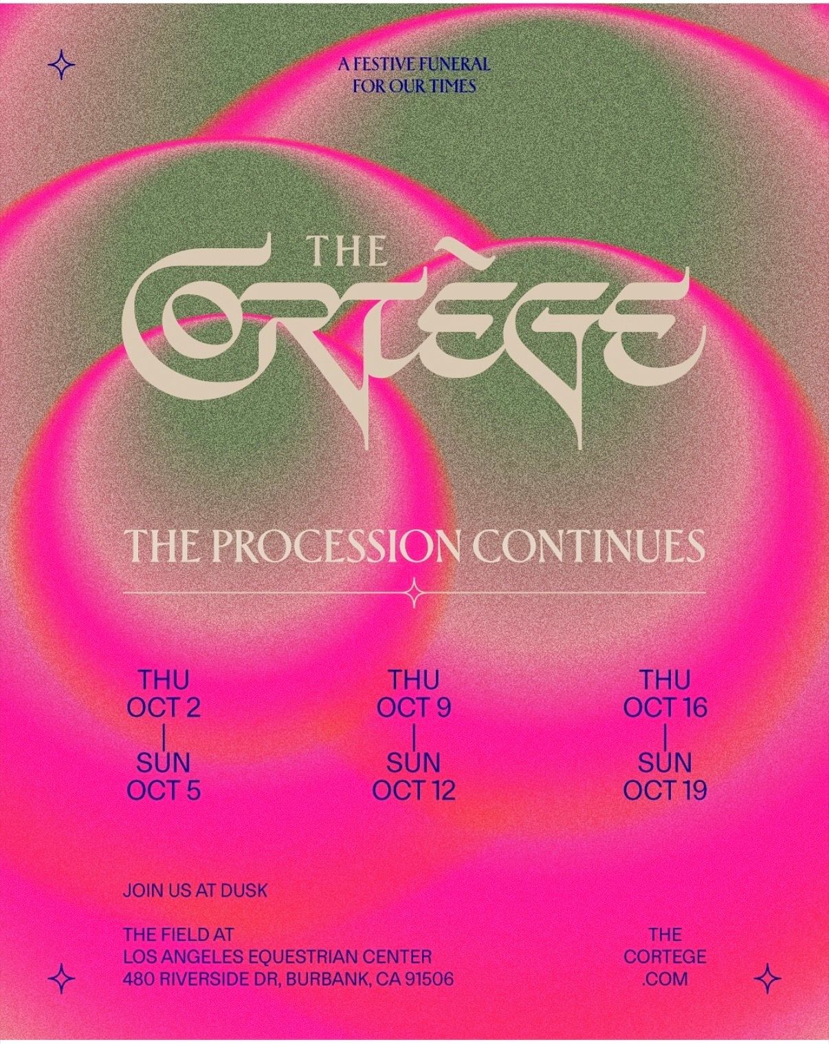 The Cortège: A Live Theatrical Performance With Music, Movement & Spectacle
