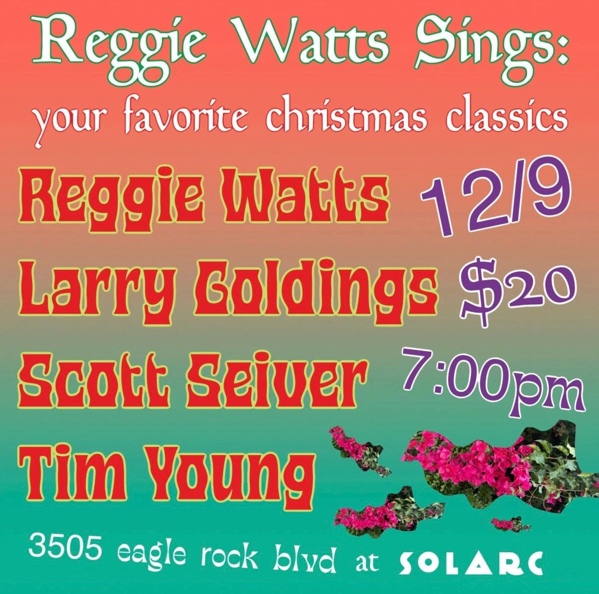 Reggie Watts Sings: Your favorite Christmas Classics