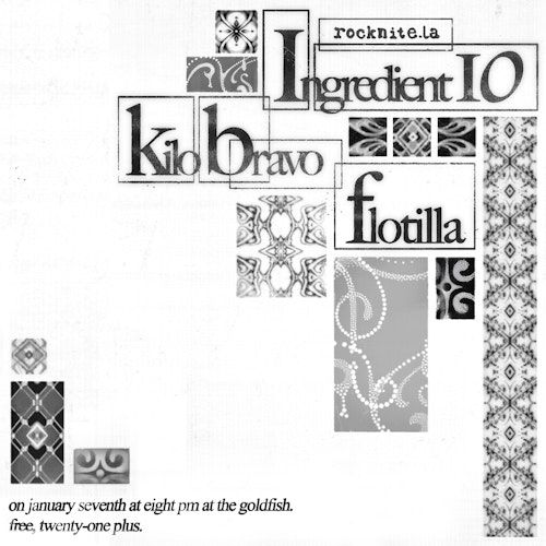 Ingredient 10 / Kilo Bravo / Flotillanew