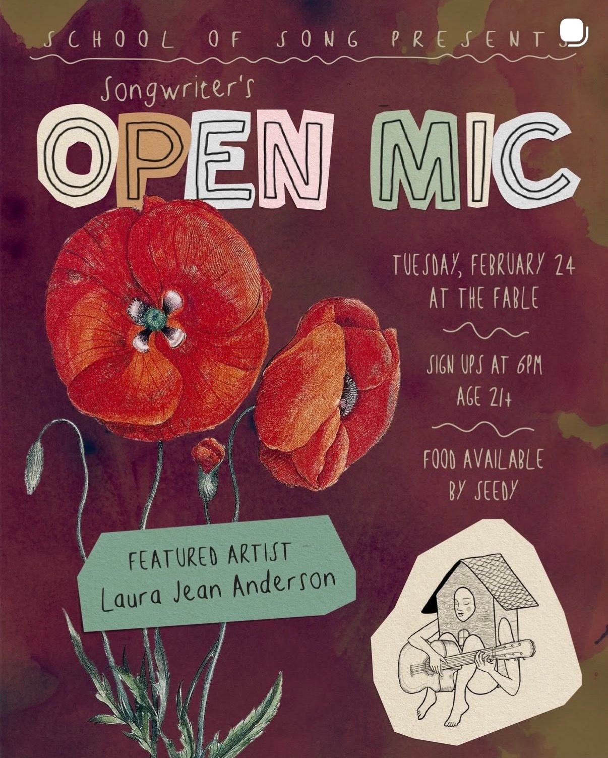 Songwriter's Open Mic