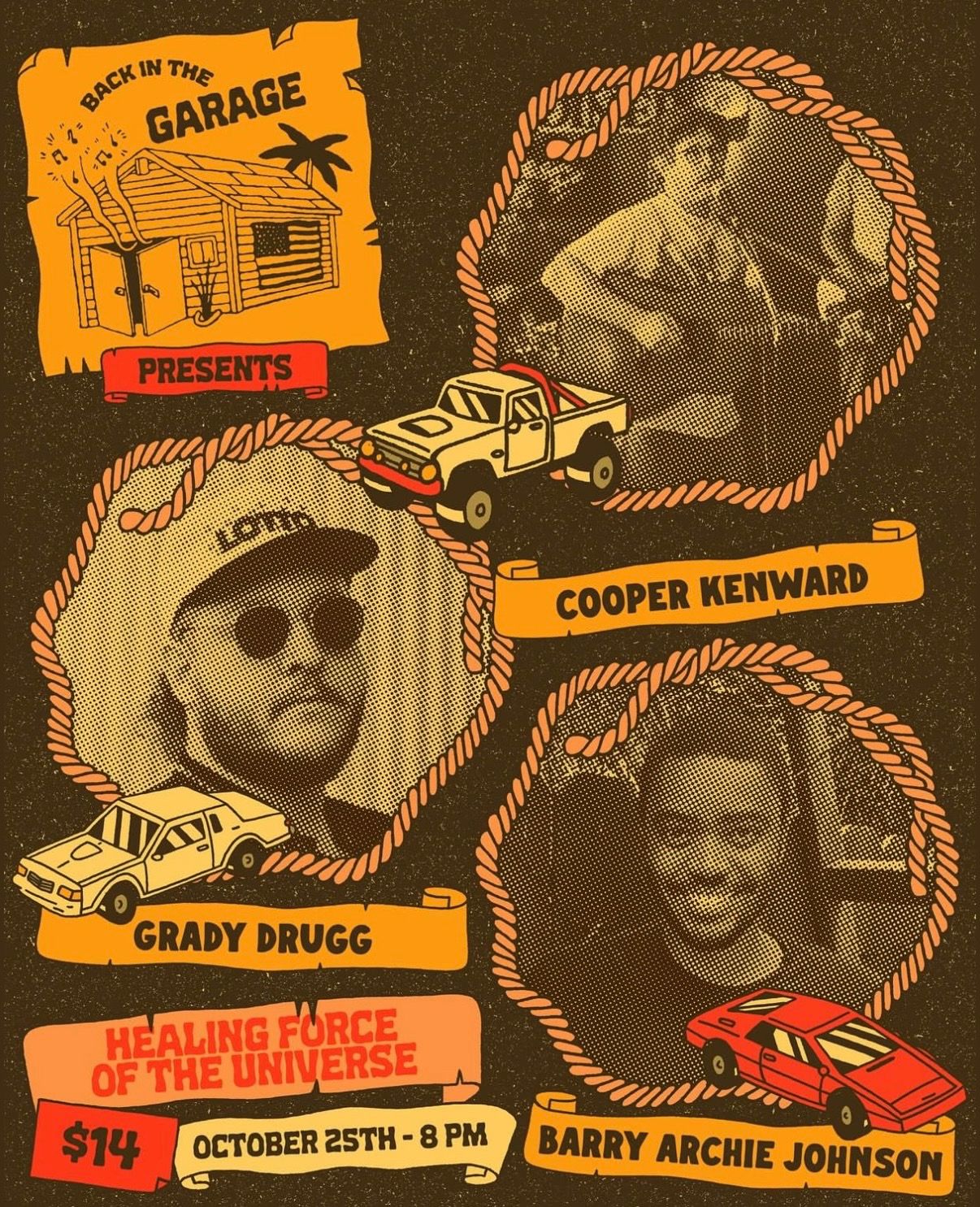 Cooper Kenward / Grady Drugg / Barry Archie Johnson