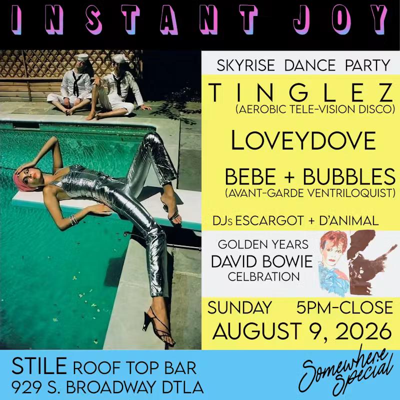Tinglez! Loveydove! Rooftop Dance Party