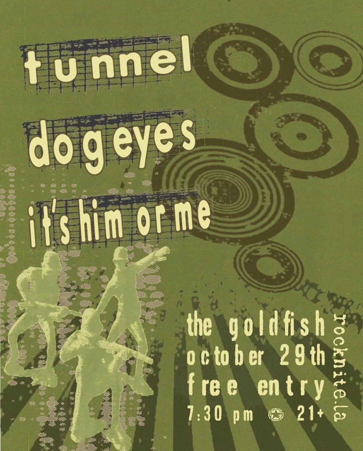 Tunnel / Dog Eyes / It's Him or Me