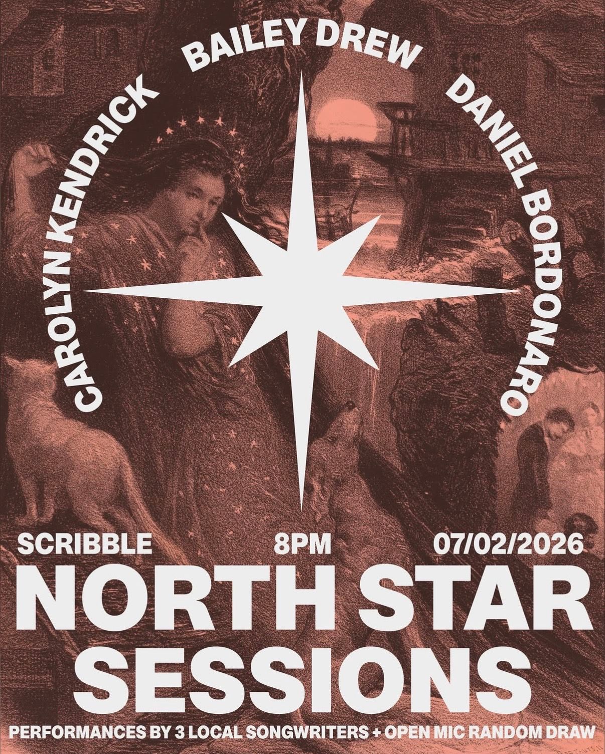 Northstar Sessions Presents: Carolyn Kendrick / Bailey Drew / Daniel Bordonaro