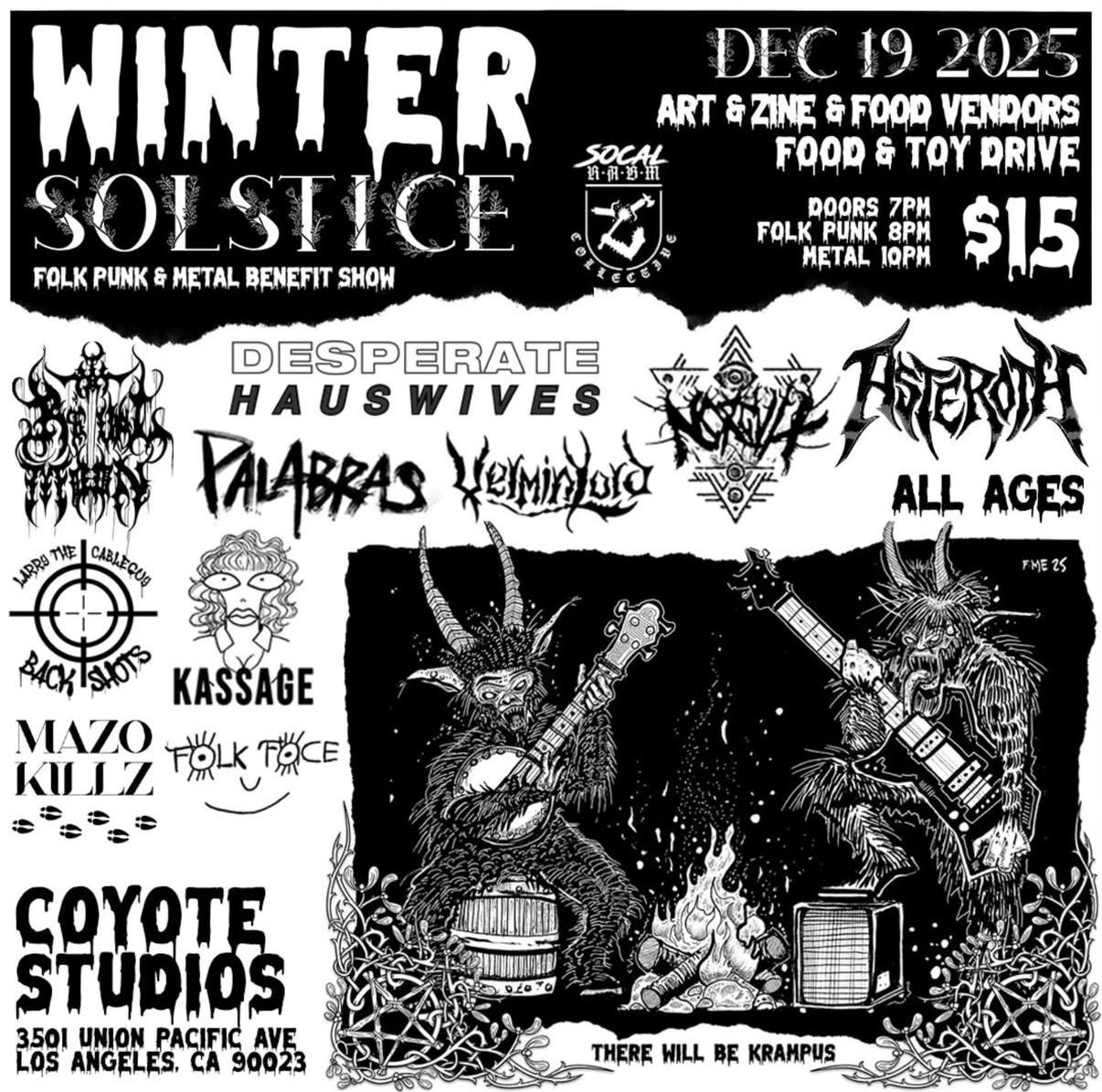 Winter Solstice - Folk Punk & Metal Benefit