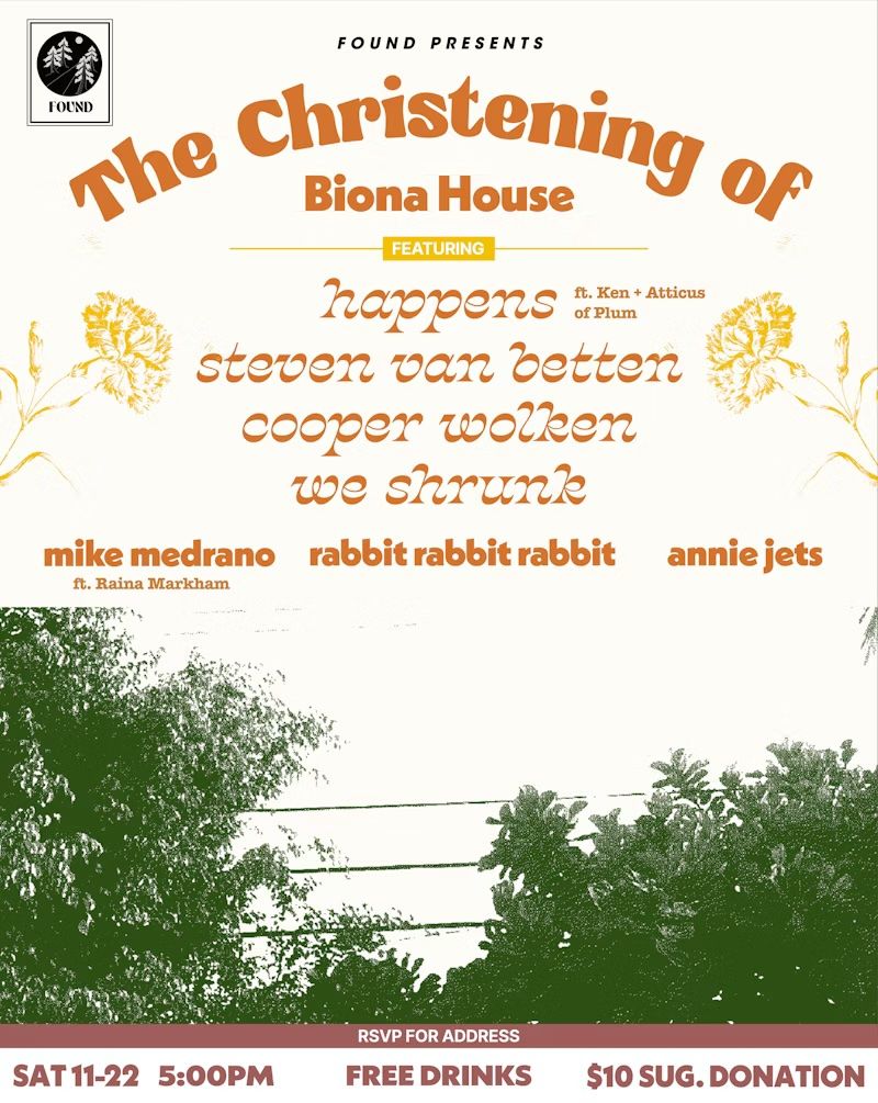 The Christening of Biona House