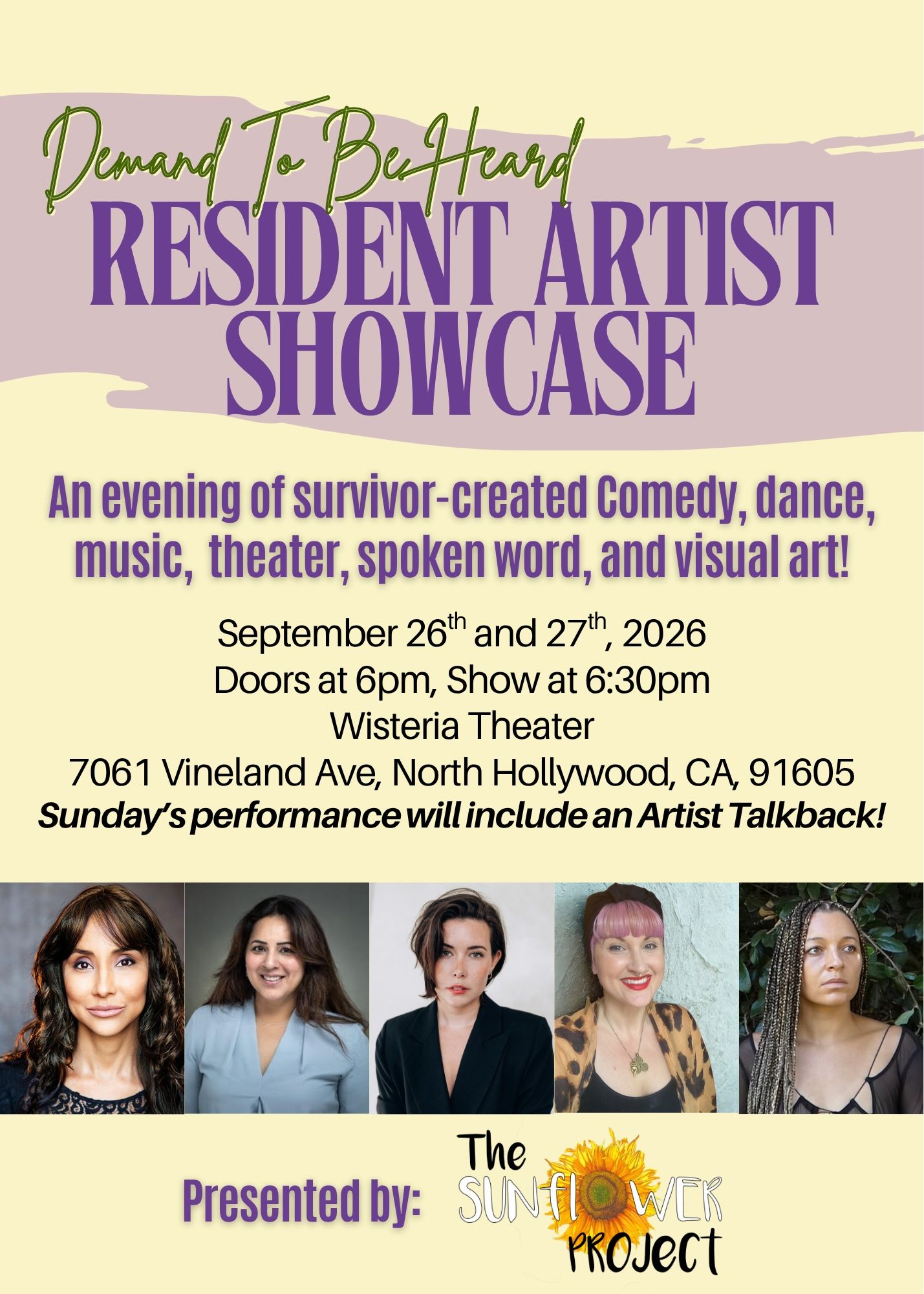 DTBH Festival: Resident Artist Showcase