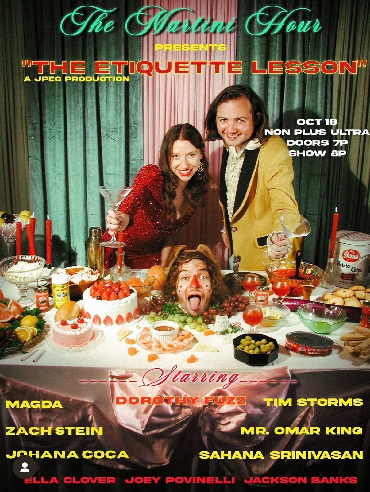 The Martini Hour: The Etiquette Lesson