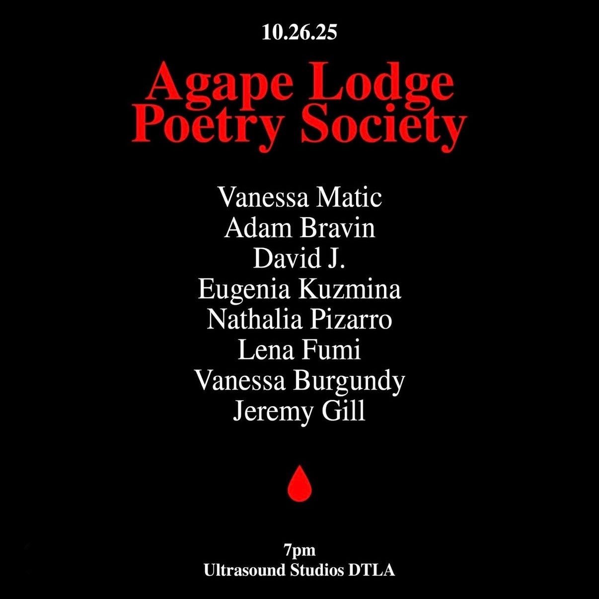 Agape Lodge Poetry Society