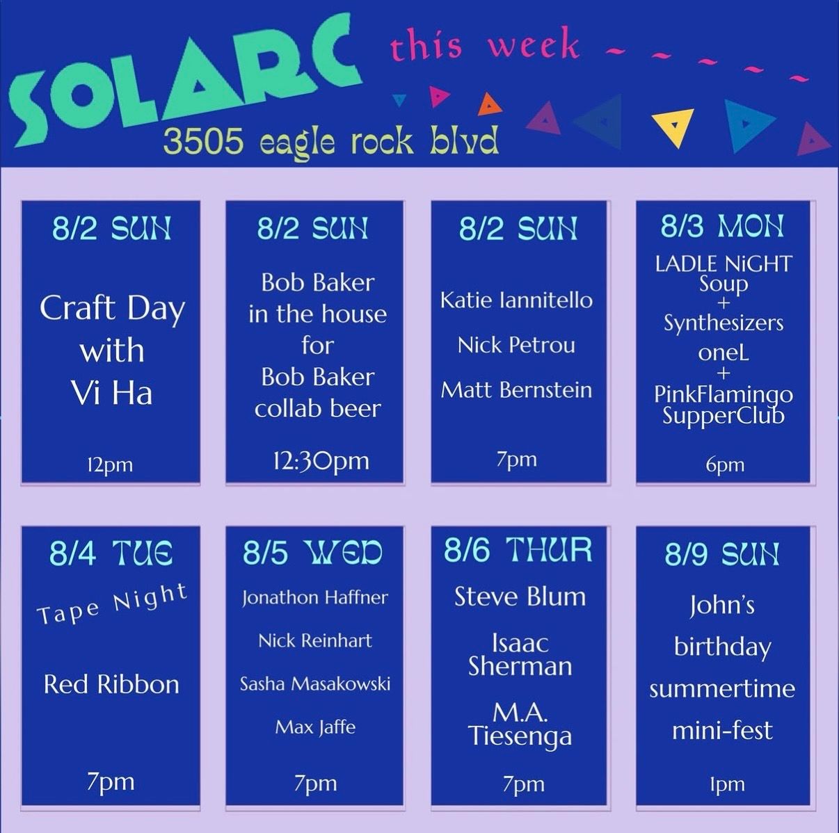 Sounds at SOLARC