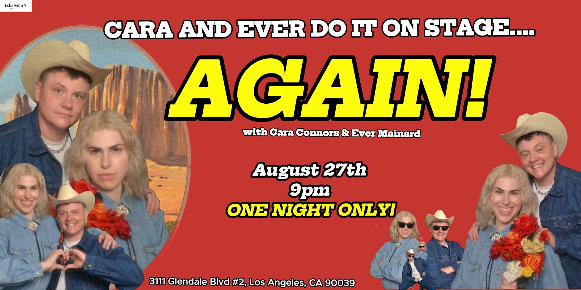 Cara and Ever Do It On Stage for an Hour and a Half AGAIN