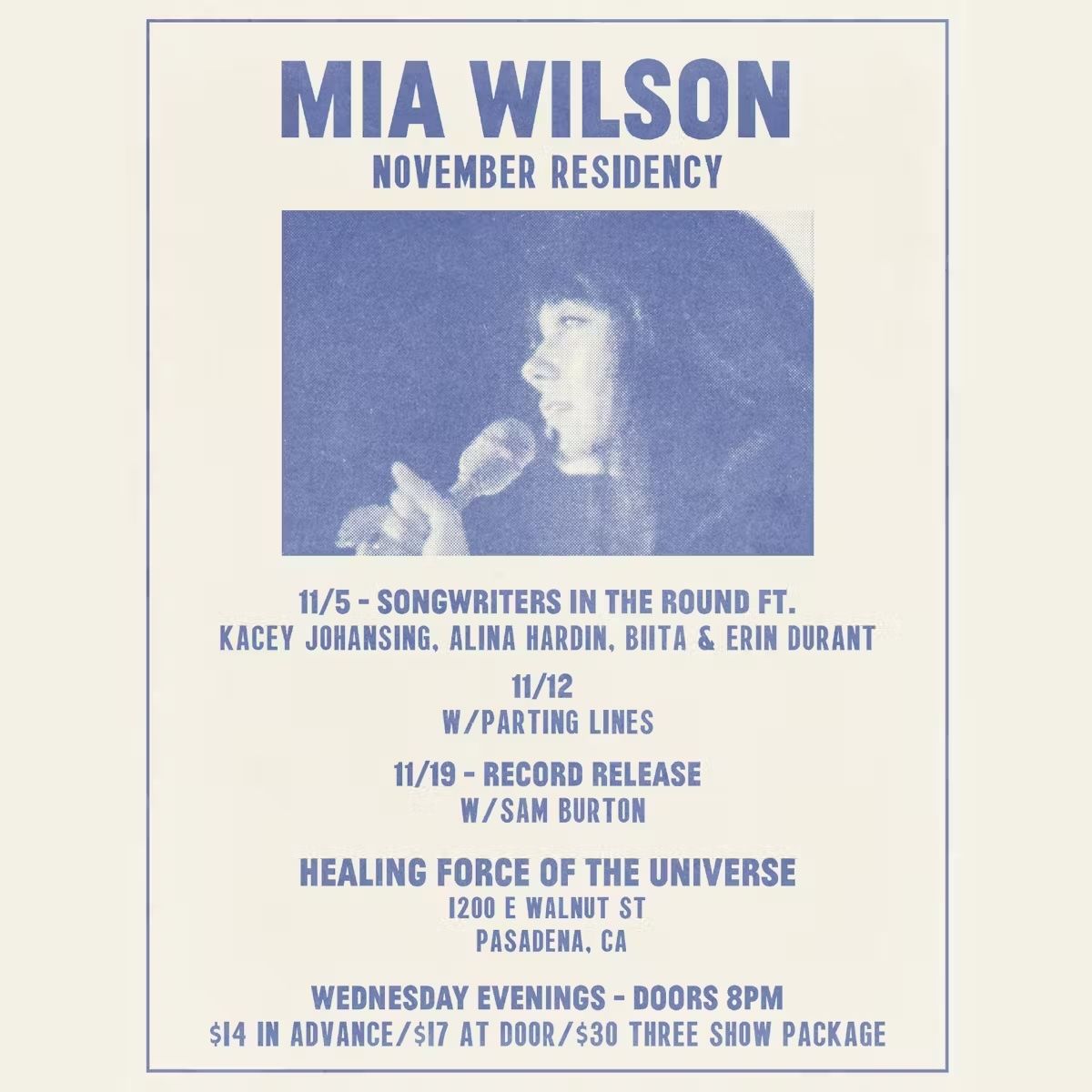 Mia Wilson: Songwriters in the Round