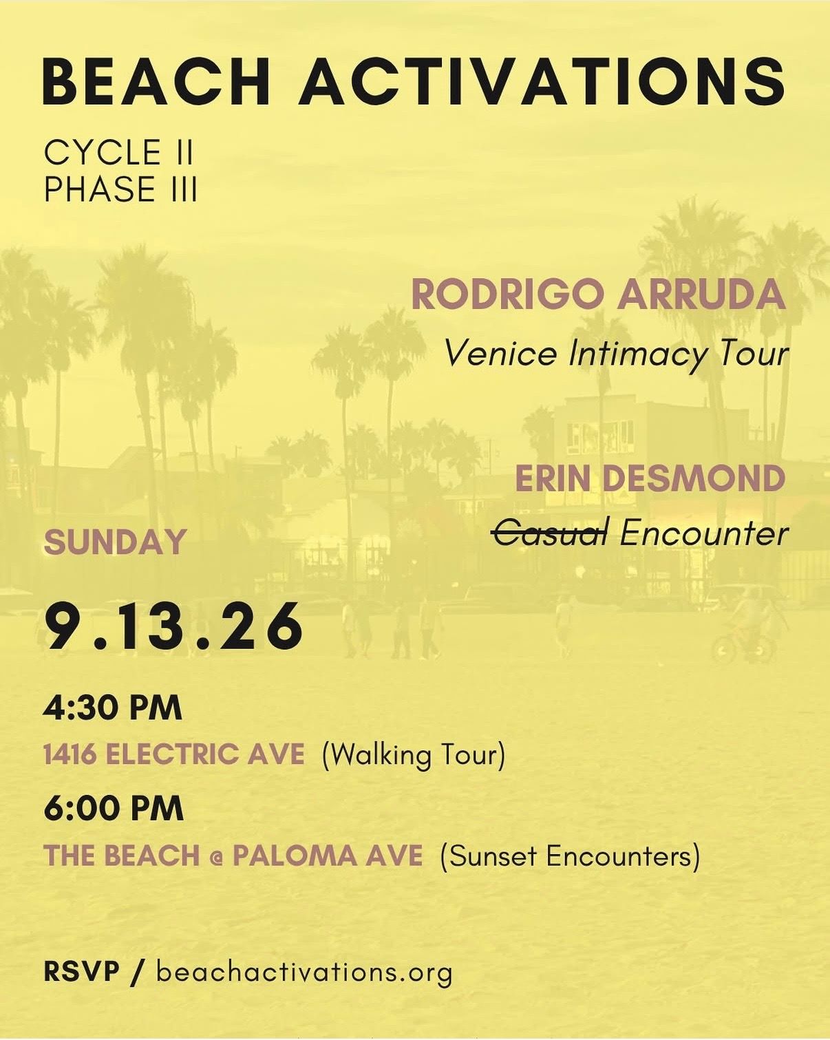 Beach Activations 