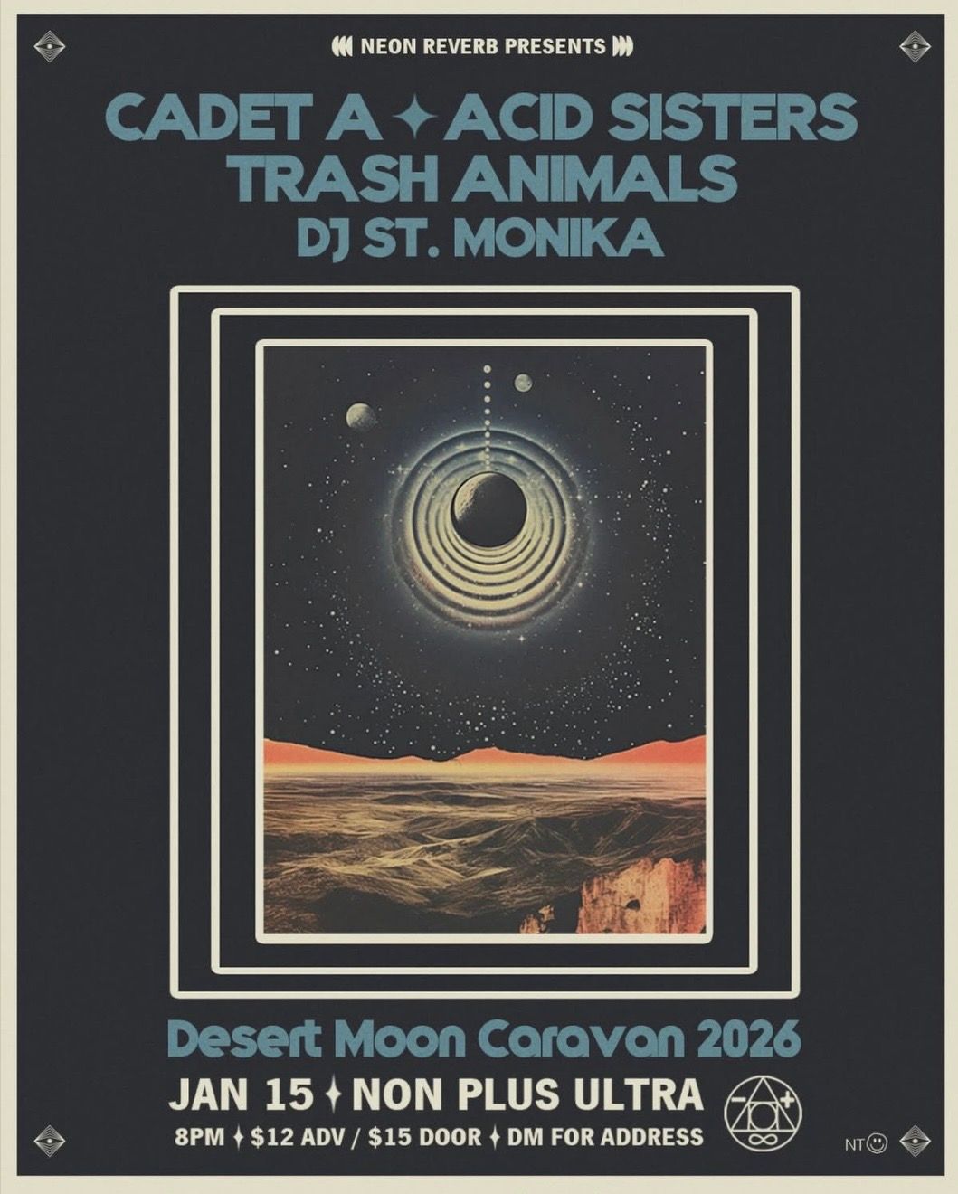 Cadet A / Acid Sisters / Trash Animals / DJ St. Monika