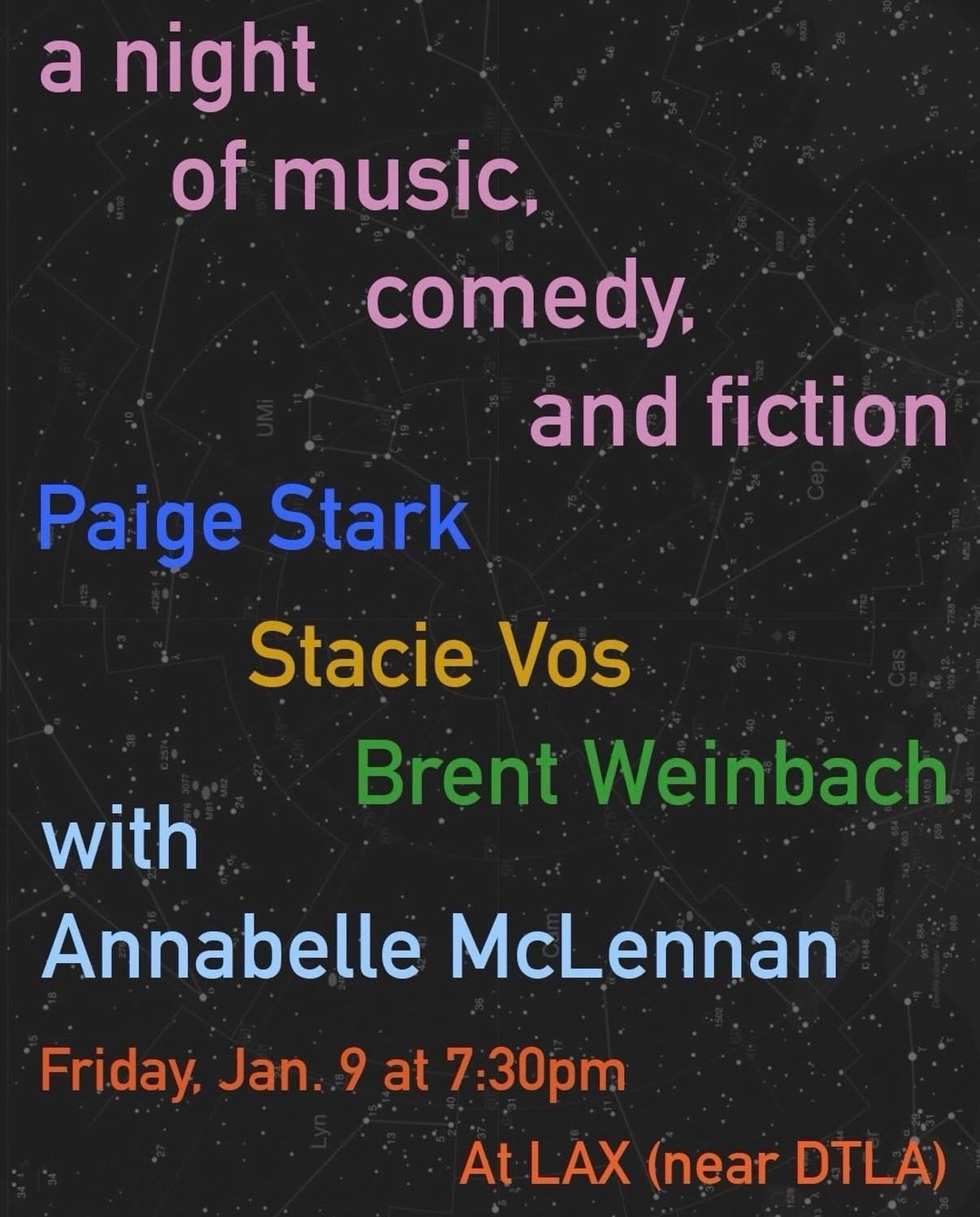 Stacie Vos / Paige Stark / Brent Weinbach / Annabelle McLennan