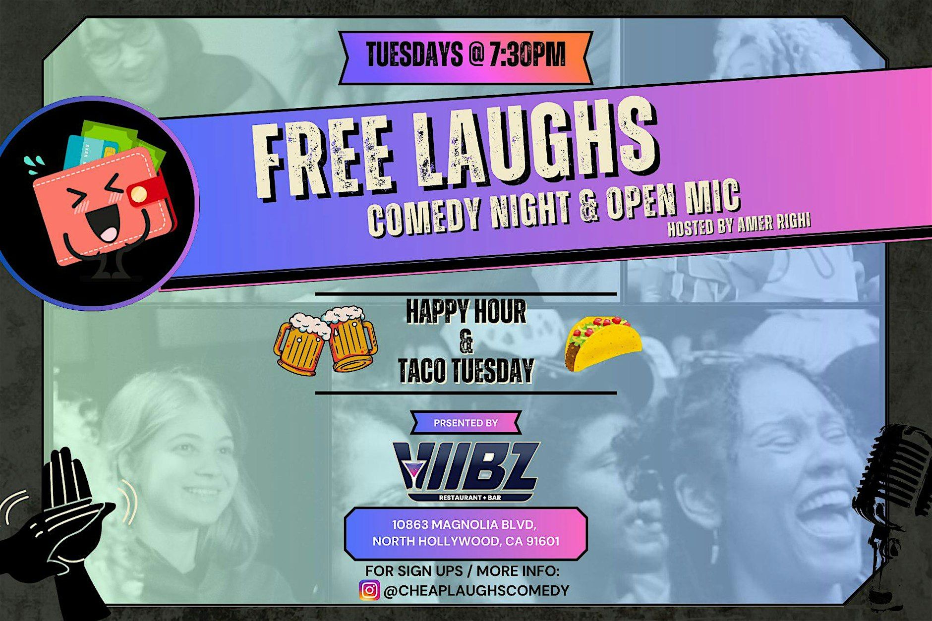 Free Laughs - Comedy Night & Open Mic